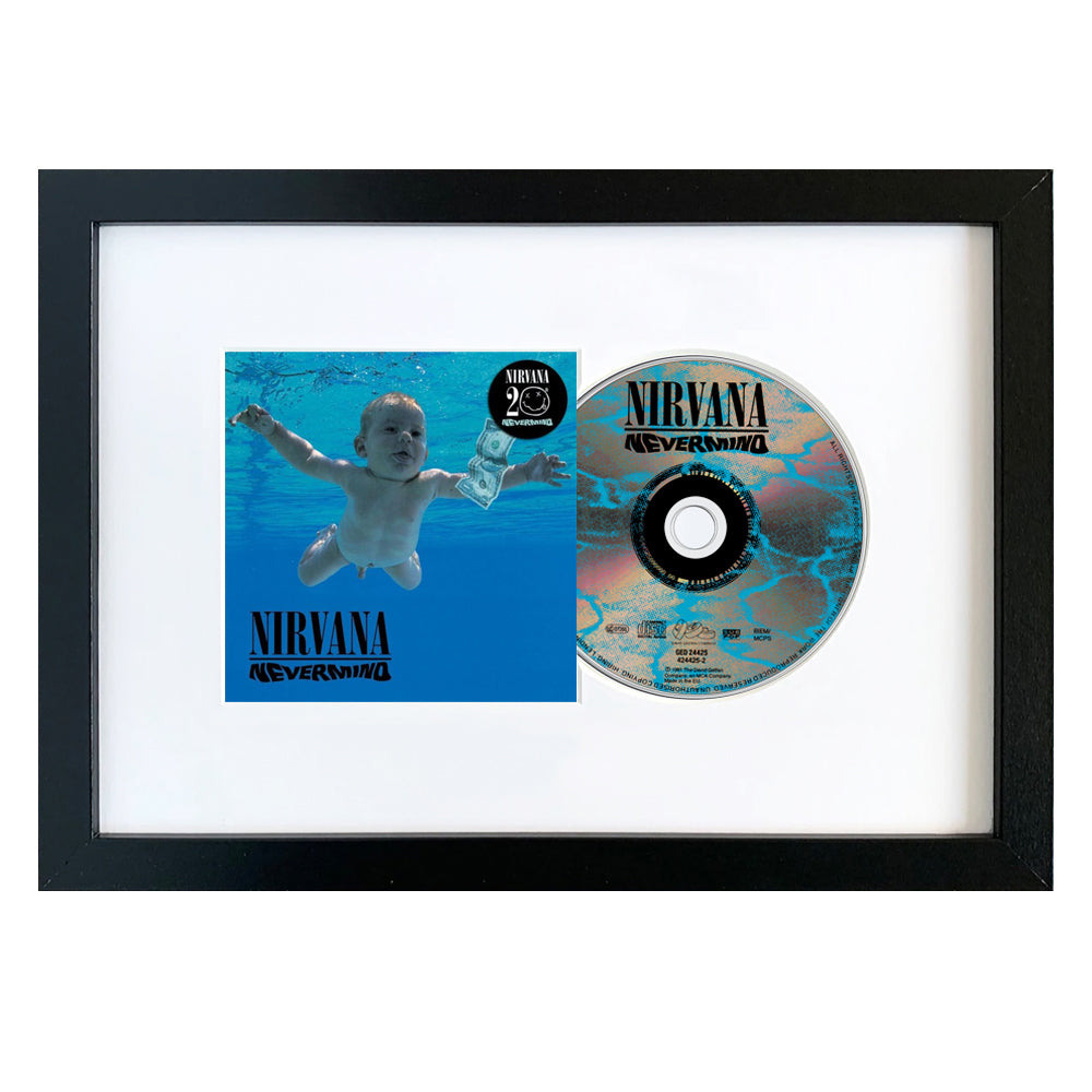 V398-UM-2777908-FD-202504111850-00 Nirvana - Nevermind 20th Anniversary - CD Framed Album Art - Image 1