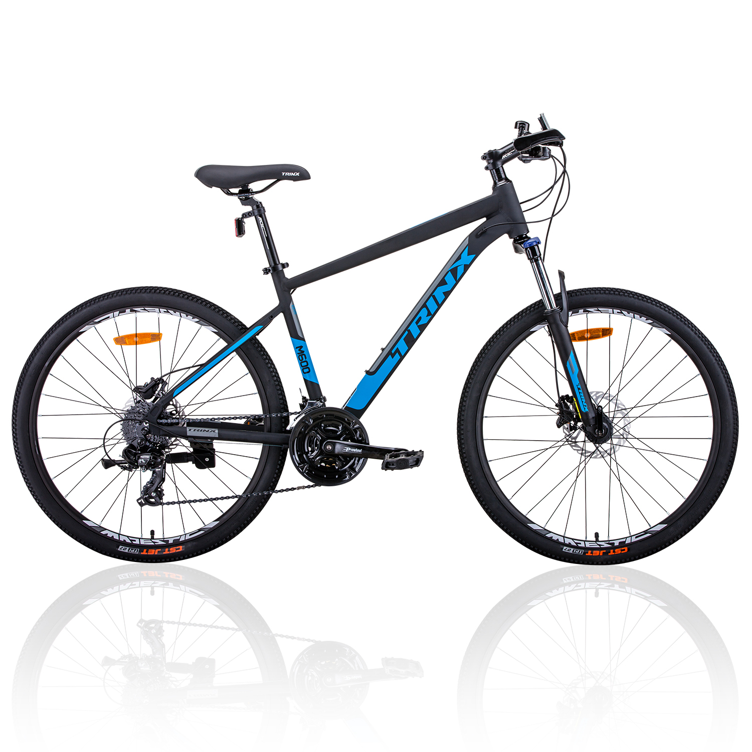 V406-M600_19_BLUE-89636-00 Trinx M600 Mountain Bike 24 Speed MTB Bicycle 19 Inches Frame Blue - Image 1