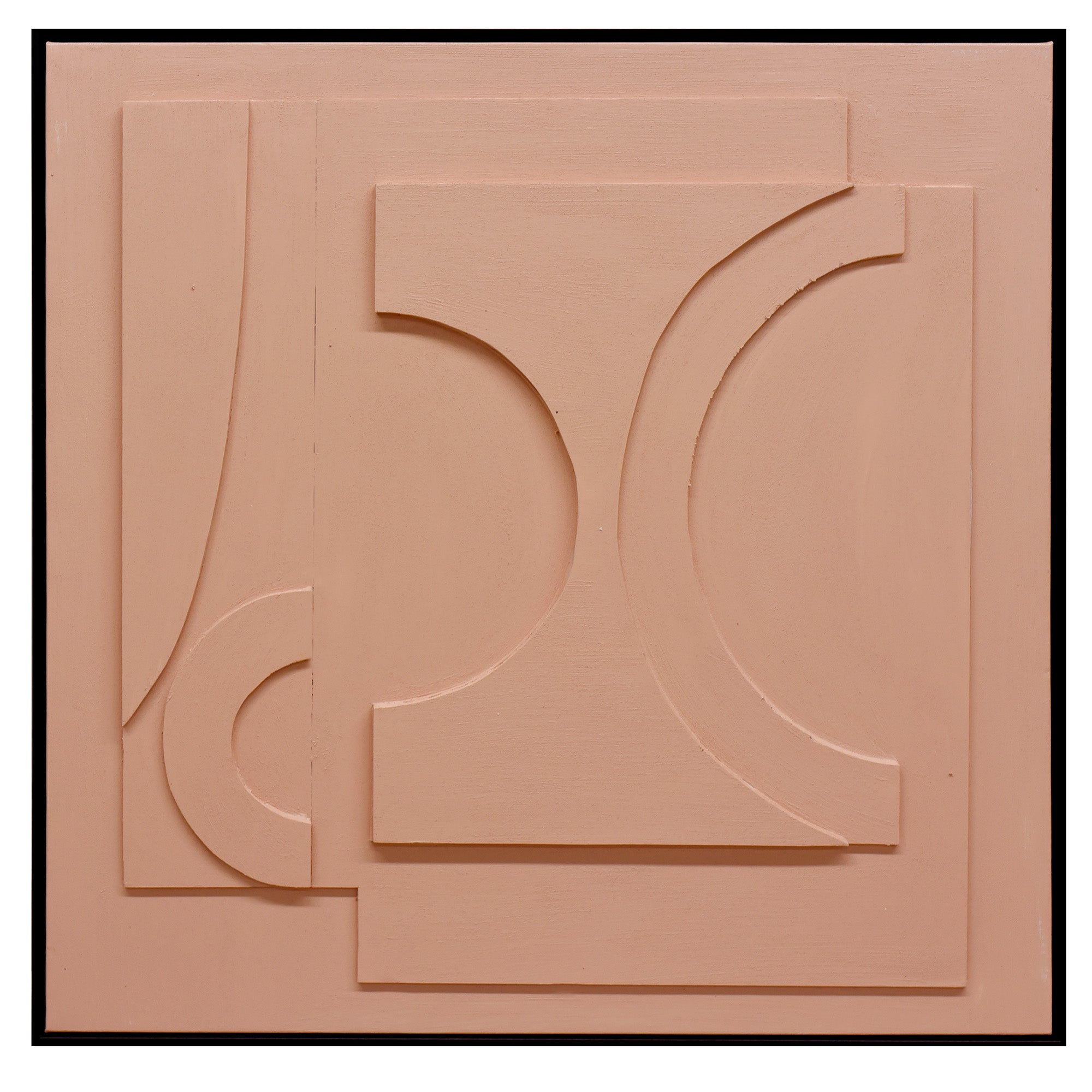 V411-SOK-HMTWF-1-22265SD-90142-00 80X80cm Panorama Dimensions Black Framed Hand Painted Canvas 3D Wall Art - Image 1