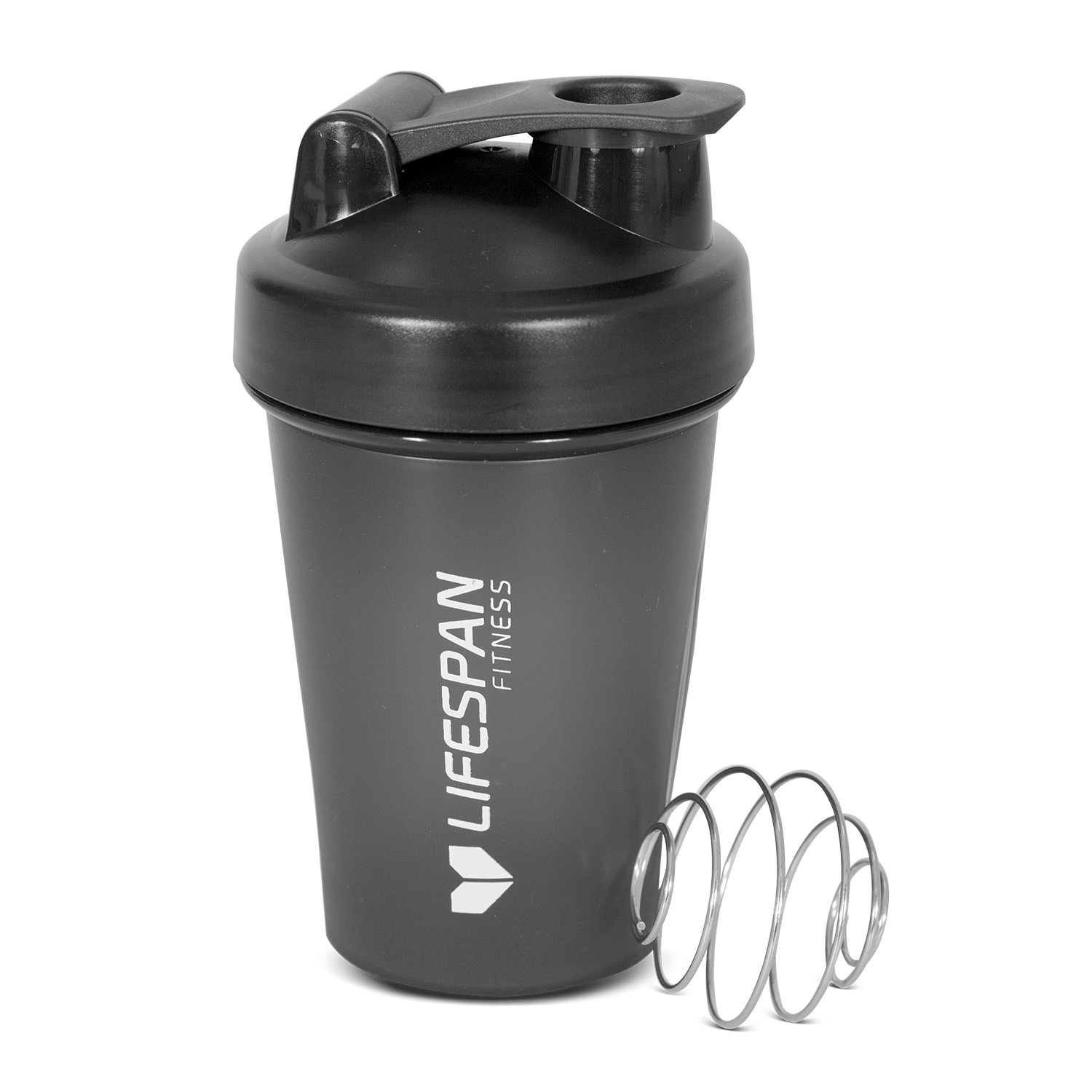 V420-LFAC-BTS500-BK1-87987-00 Lifespan Fitness Shaker Bottle 500ml in Black - Image 1