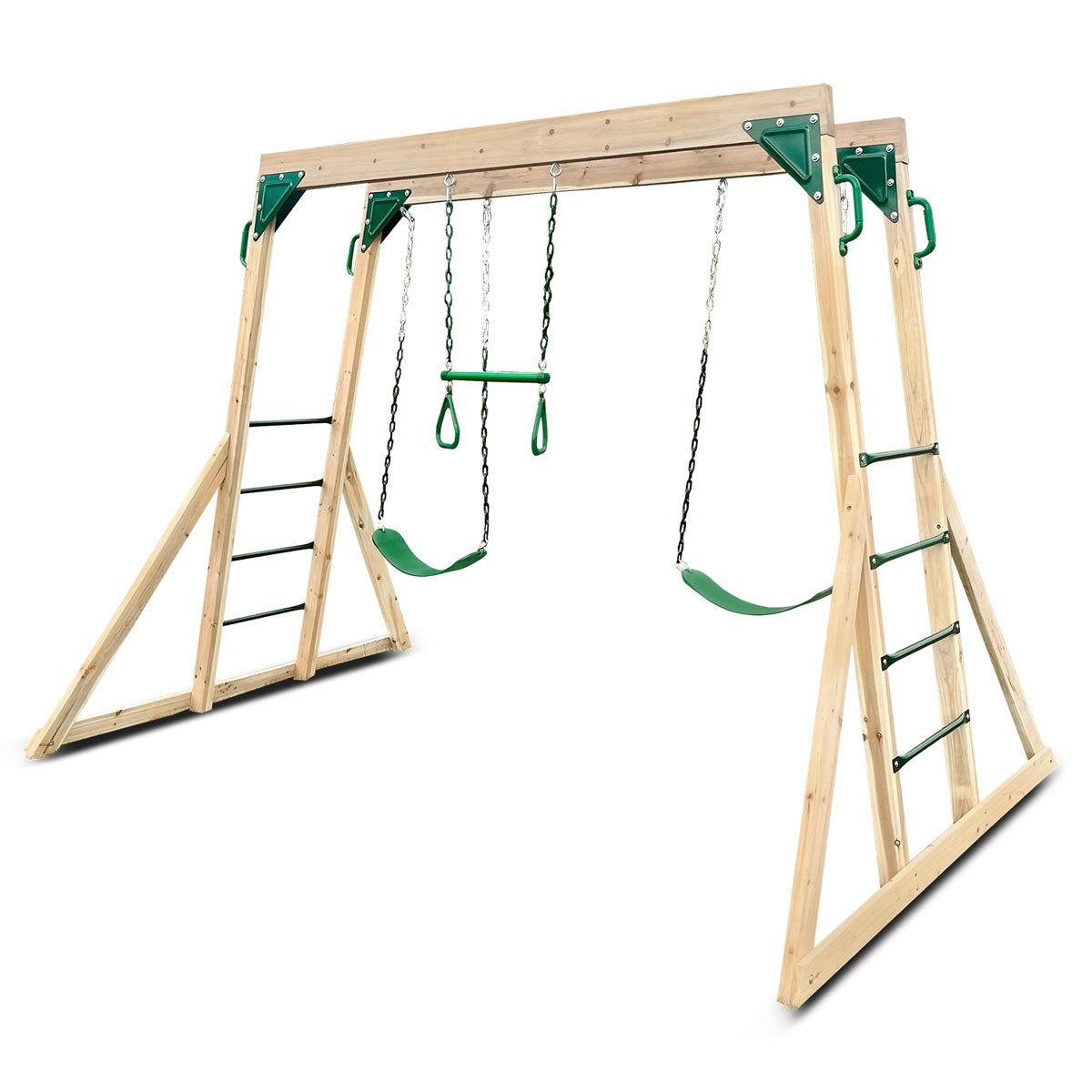 V420-LKMB-DAIN-SET-86960-00 Lifespan Kids Daintree 2-in-1 Monkey Bars & Swing Set - Image 1