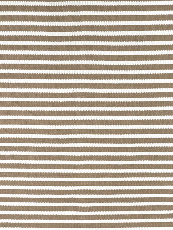 V430-RJ-38-70697-00 Beige/cream striped cotton kilim rug120x180 cm - Image 1