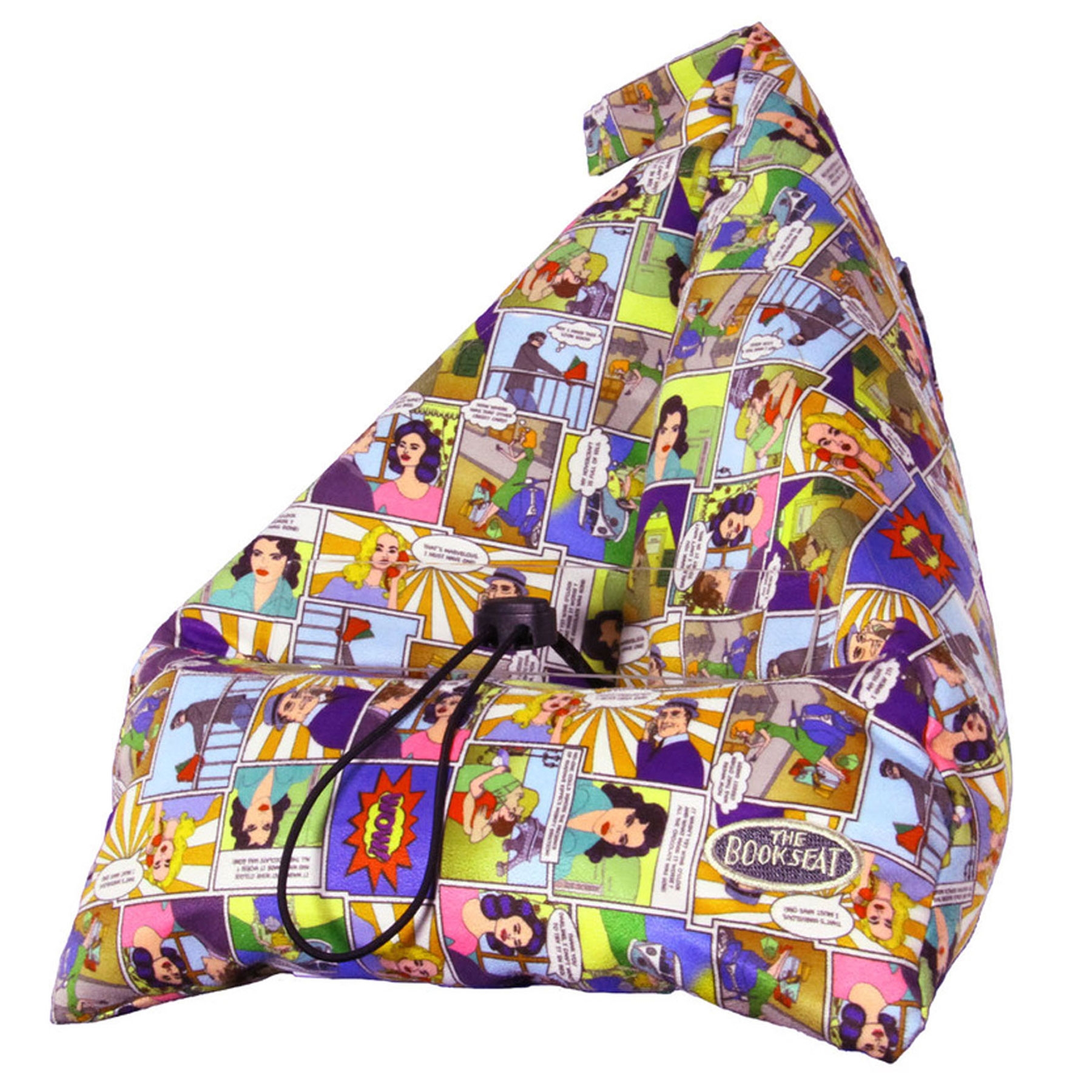 V442-ABR-CUSHION-BOOKSEAT-RETROCOMIC-SH-77640-00 Handsfree Printed Book Seat Book Tablet and iPad Holder Retro Comic - Image 1