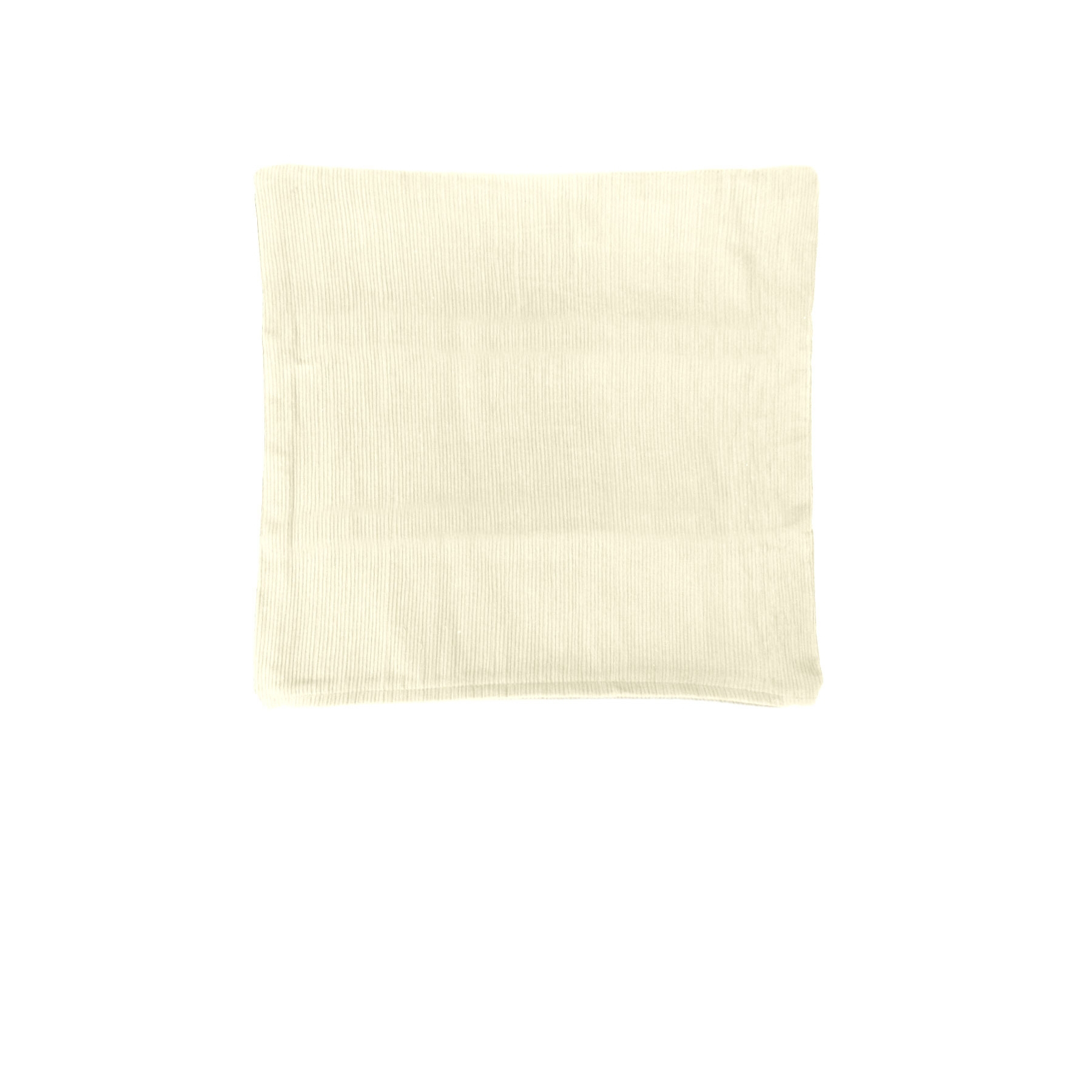 V442-ABR-CUSHIONC-MILASTRIPE-CREAM-SQ-96328-00 Mila Cotton Striped Cushion Cover Cream - Image 1