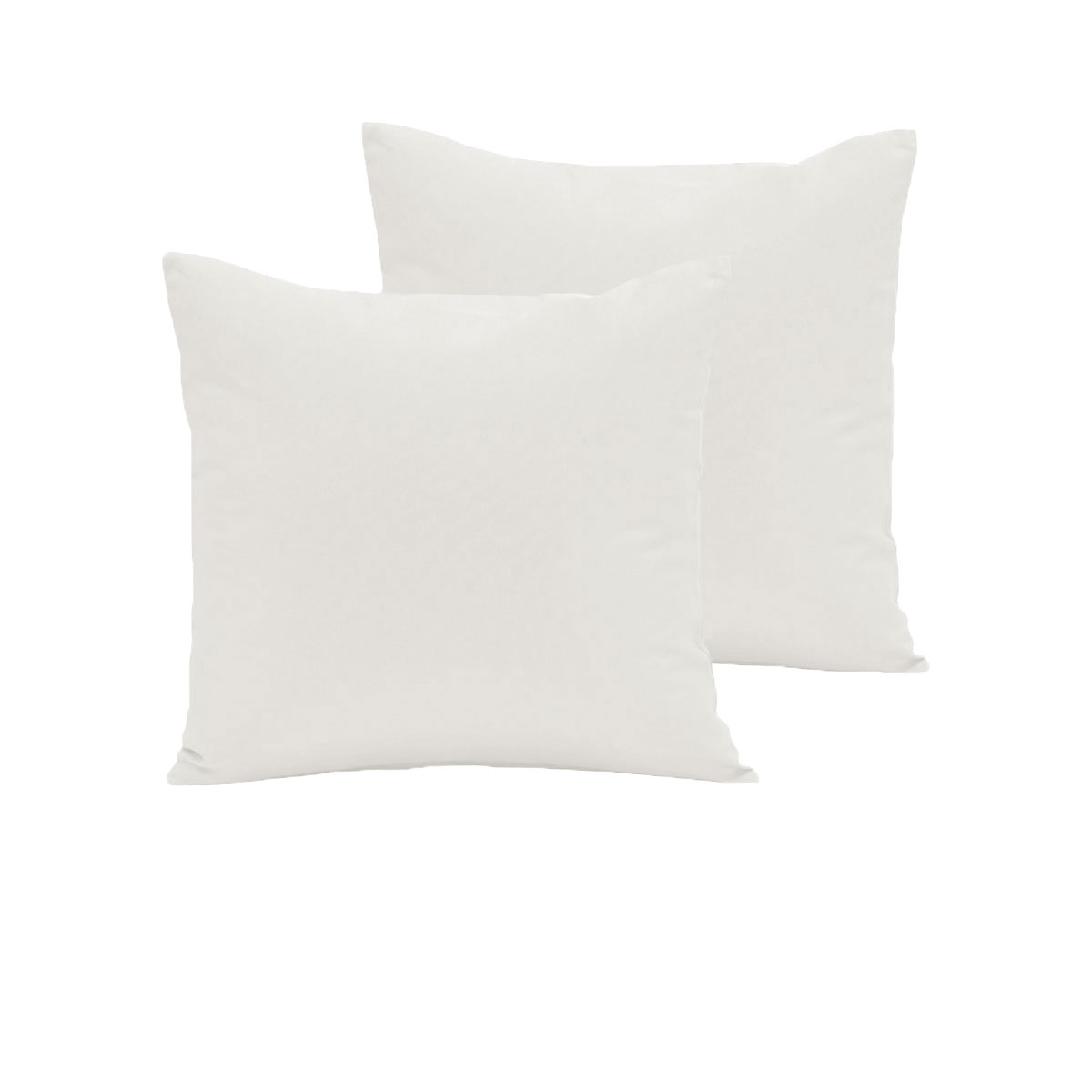 V442-ABR-PILLOWC-280TCPAIR-IVORY-EU-96881-00 Pair of 280TC Polyester Cotton European Pillowcases Ivory - Image 1