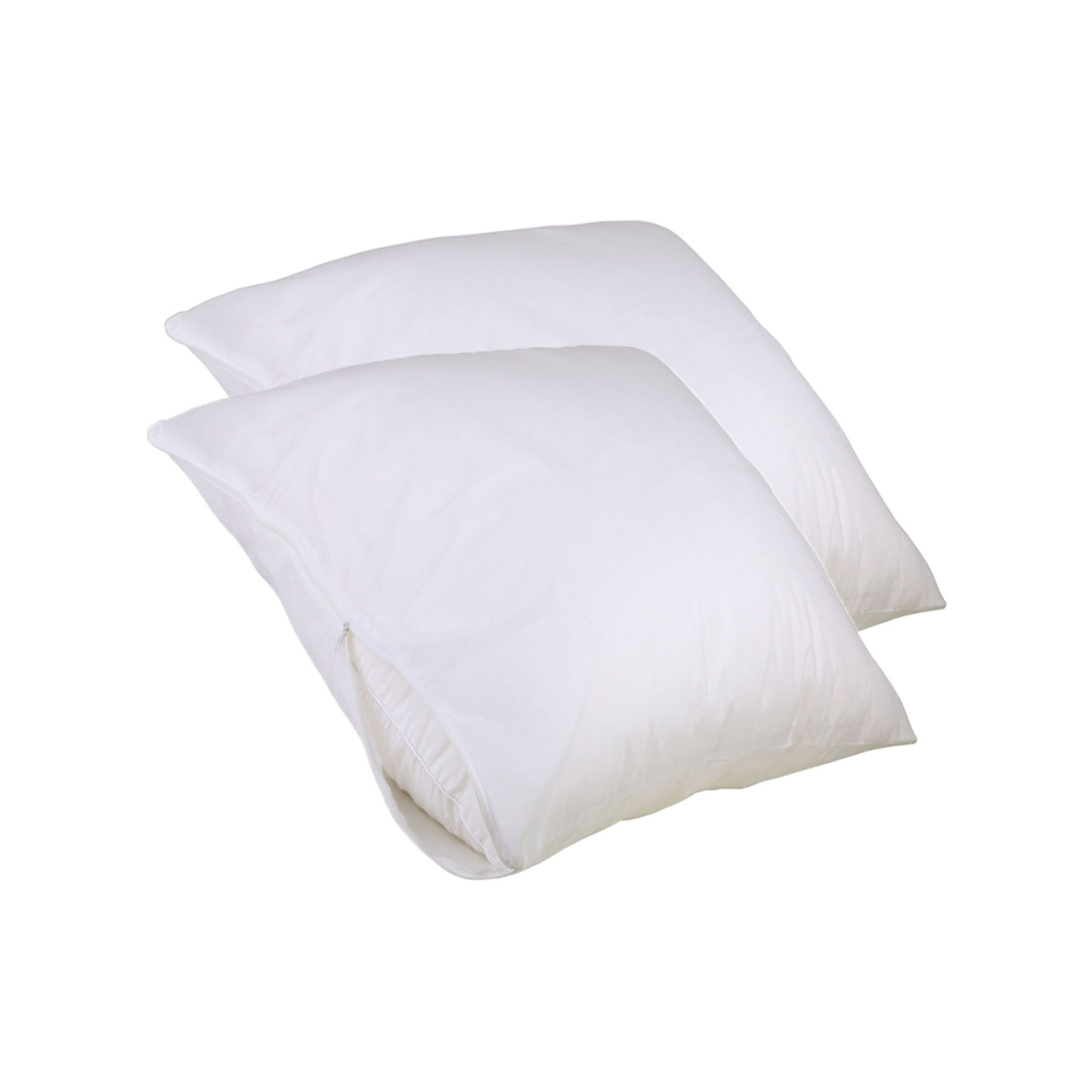 V442-ABR-PILLOWP-SETOF2STAINRESISTANT-WHITE-EU-96434-00 Set of 2 Stain Resistant Pillow Protectors European - Image 1
