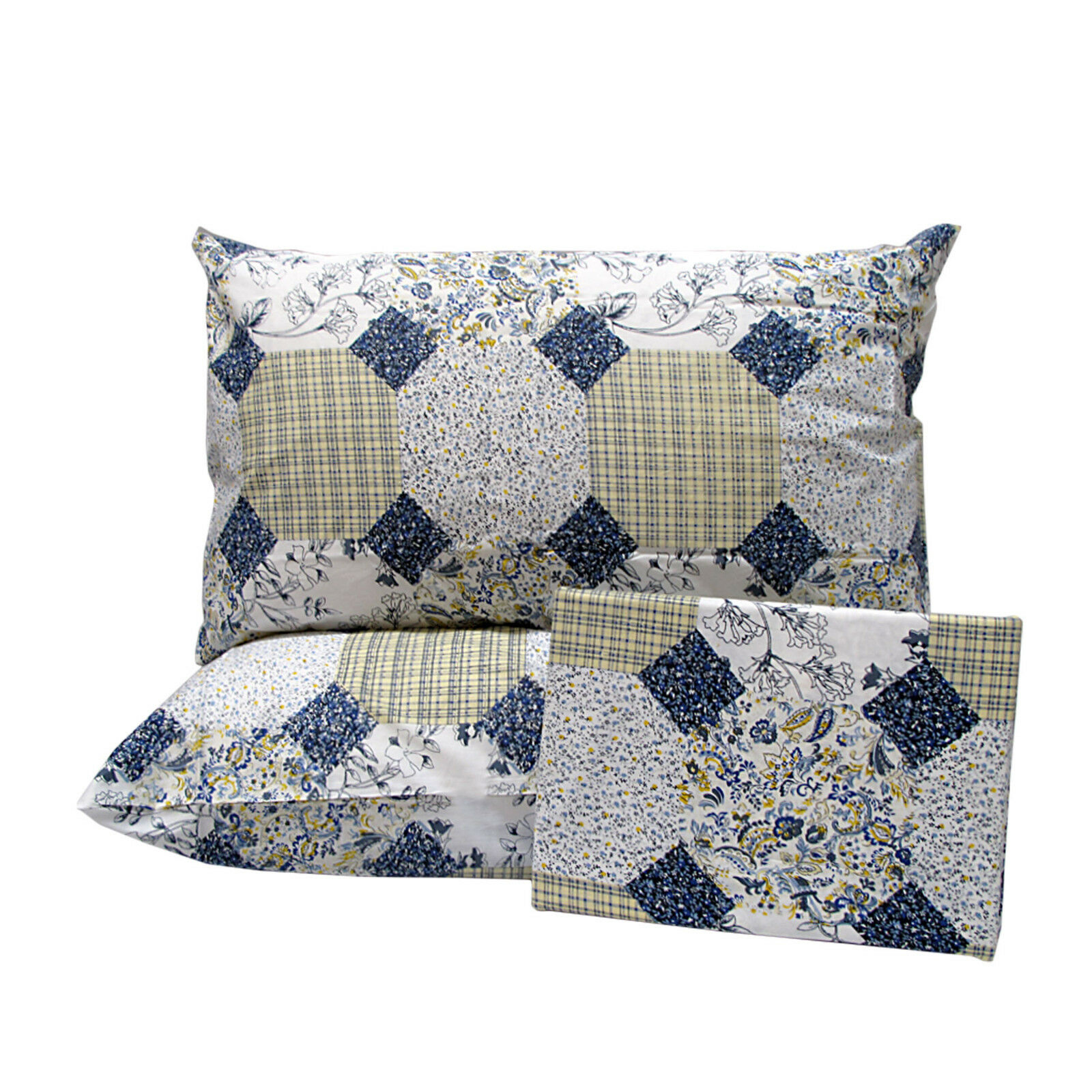 V442-ABR-QUILTCS-LUNASERENA-MULTI-DS-96629-00 Pure Cotton Serena Quilt Cover Set Double - Image 1