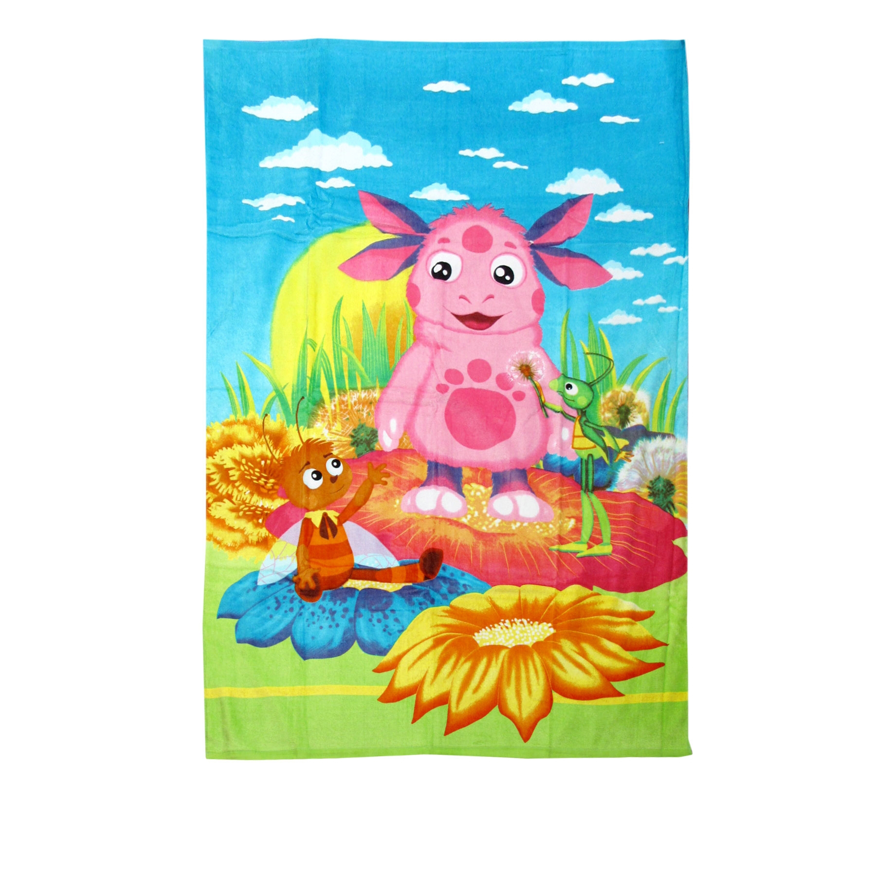 V442-ATX-TOWEL-MOONZYANDFRIENDS-MULTI-RE-79353-00 The Adventure of Luntik Beach Towel Moonzy and Friends - Image 1