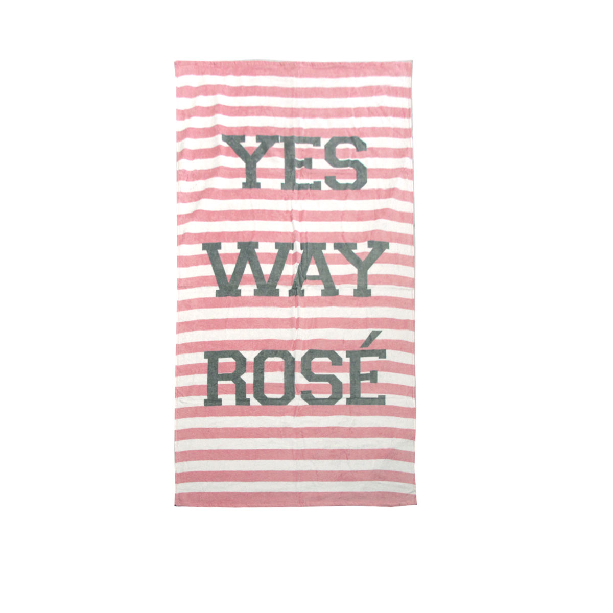 V442-ATX-TOWEL-WAYROSE-PINK-RE-79354-00 Velour Cotton Printed Beach Towel Way Rose - Image 1