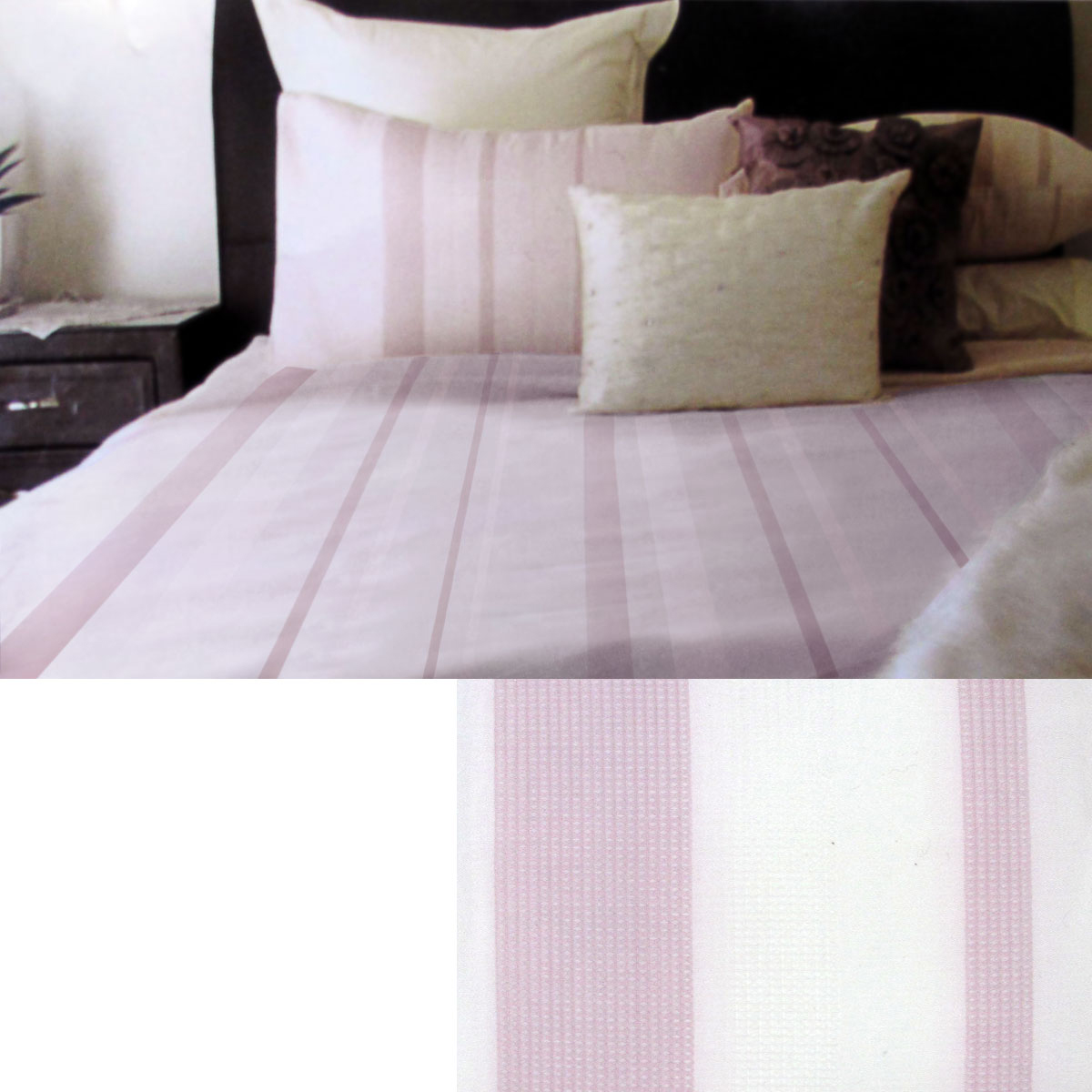V442-AVT-QUILTCS-WAFFLE-PINK-QS-96936-00 Metropolitan Waffle Quilt Cover Set Pink - QUEEN - Image 1