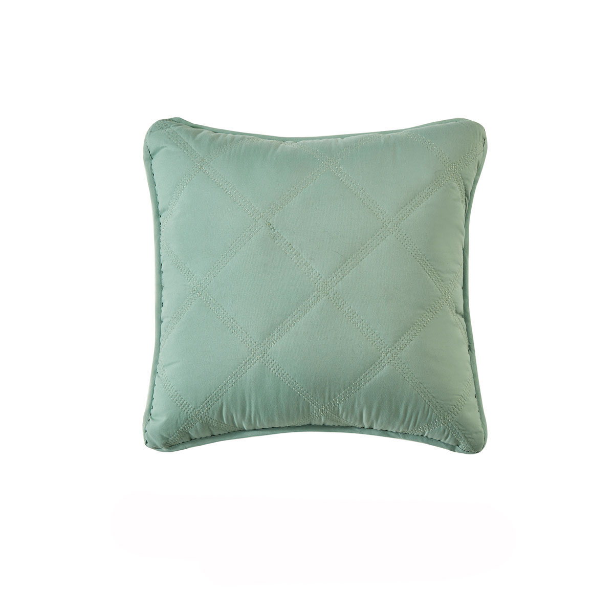 V442-BCA-CUSHION-BARCLAY-OLIVE-SQ-202980-00 Bianca Barclay Olive Coordinate Square Filled Cushion 43 x 43cm - Image 1