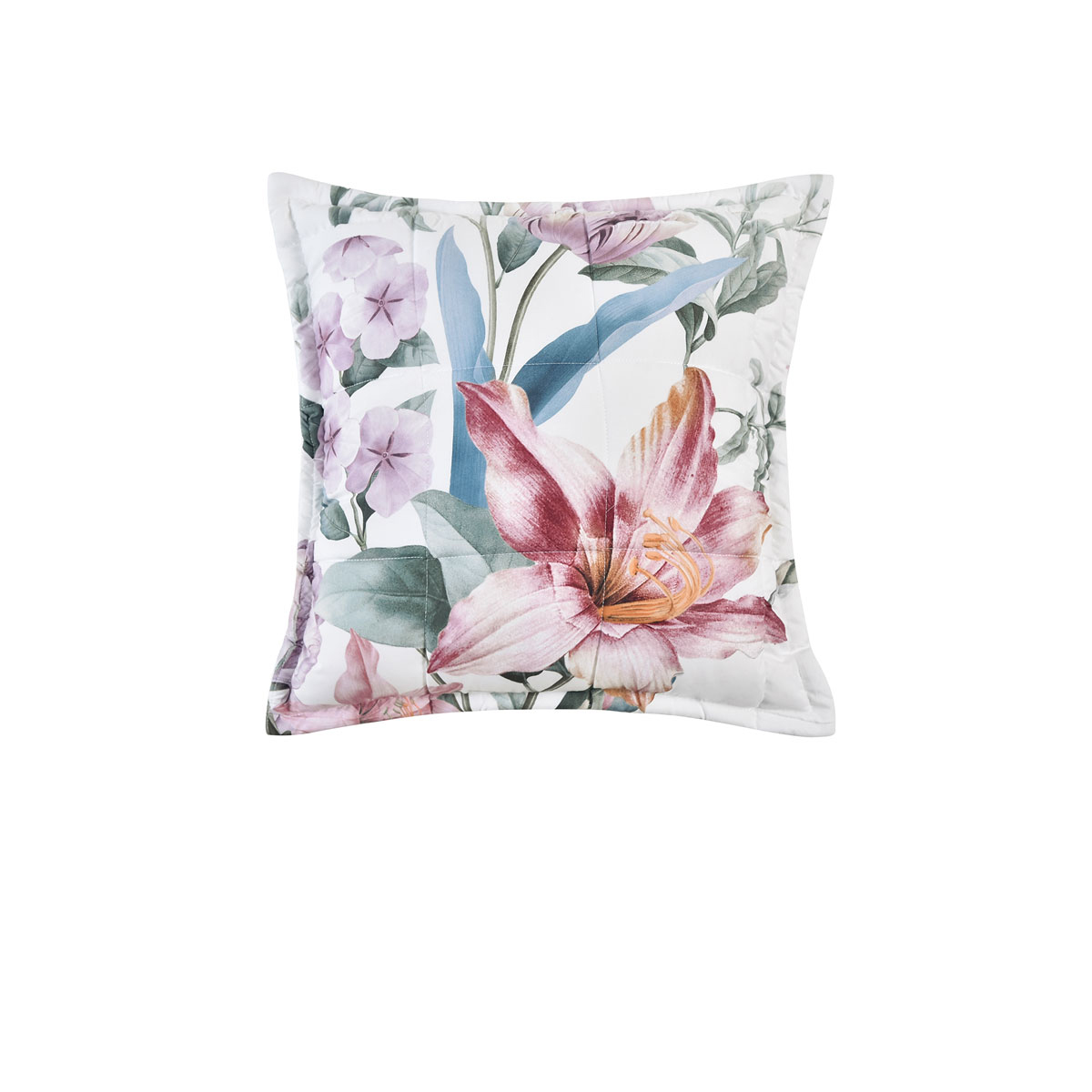 V442-BCA-CUSHION-CARMELA-WHITE-SQ-158694-00 Bianca Carmela White Coordinate Square Filled Cushion - Image 1