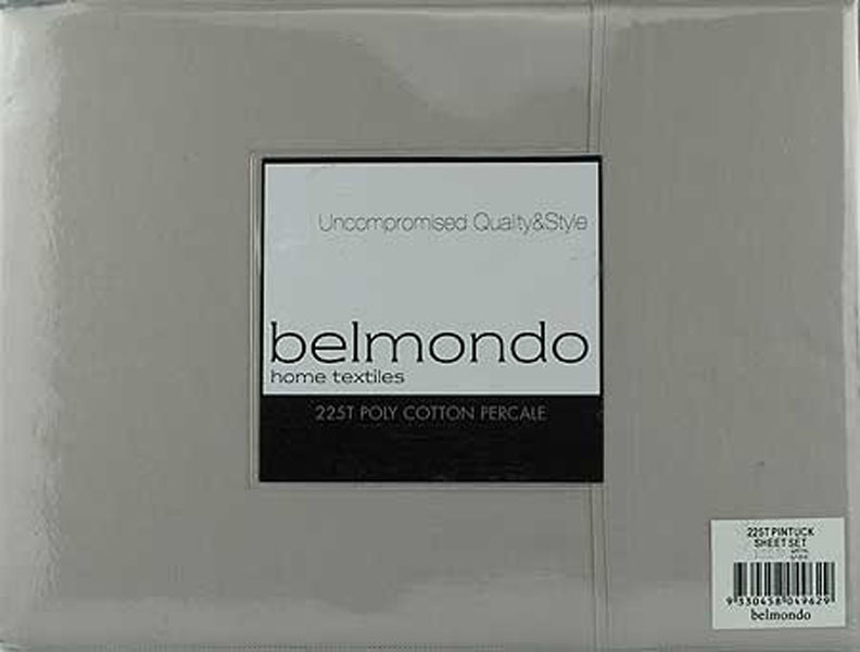 V442-CAP-SHEETS-225TC-TAUPE-KI-97973-00 Belmondo 225TC Sheet Set Taupe - King - Image 1