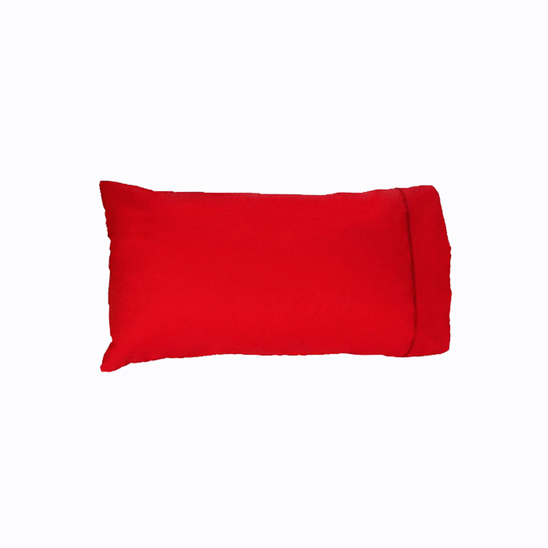 V442-ERT-PILLOWC-250TC-FIRERED-KI-78138-00 Easyrest 250tc Cotton King Pillowcase Fire Red - Image 1