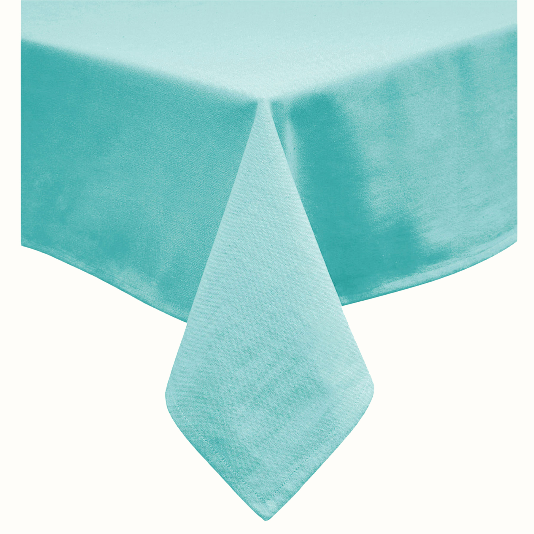V442-GNA-TABLEC-COTTON-260OB-LIGHTTURQUOISE-117572-00 Hoydu Cotton Blend Table Cloth 160cm x 260cm - LIGHT TURQUOISE - Image 1