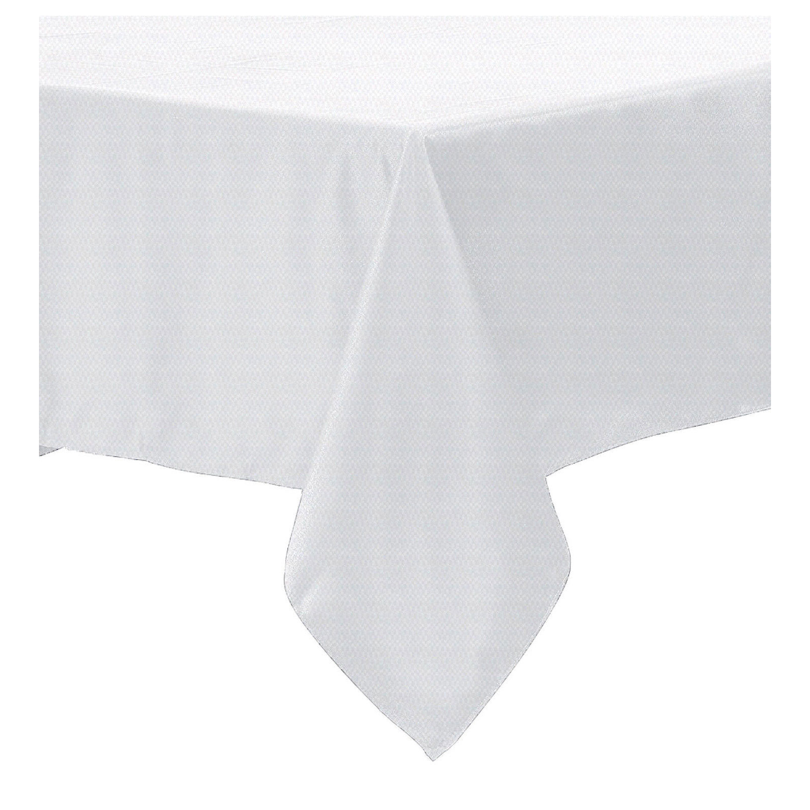V442-GNA-TABLEC-POLYCOTTON220-WHITE-RE-141673-00 Polyester Cotton Tablecloth White 150 x 220 cm - Image 1