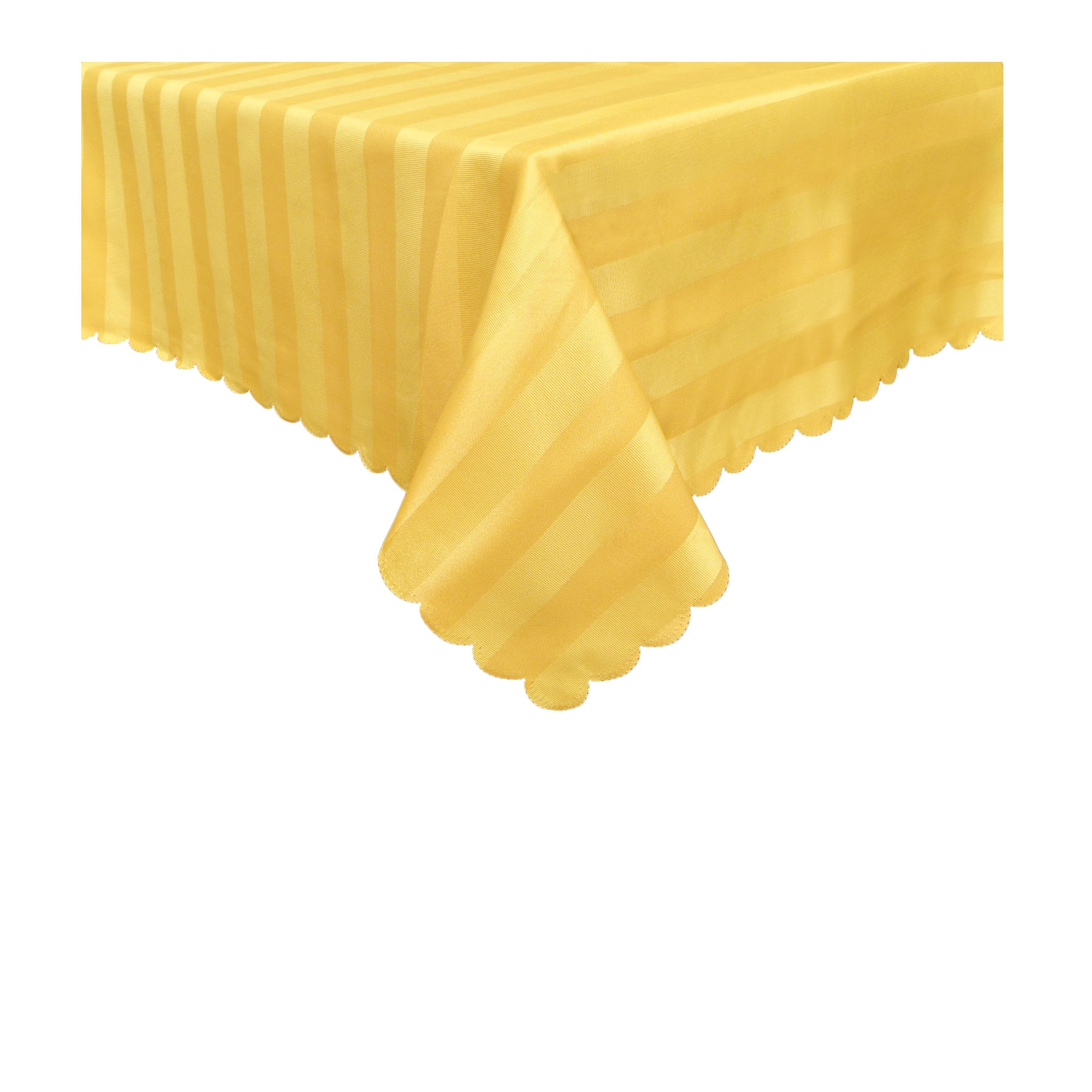 V442-GNA-TABLEC-WIDESTRIPES180CM-YELLOW-RE-141633-00 Jacquard Table Cloth Wide Stripes Yellow 135 x 180 cm - Image 1