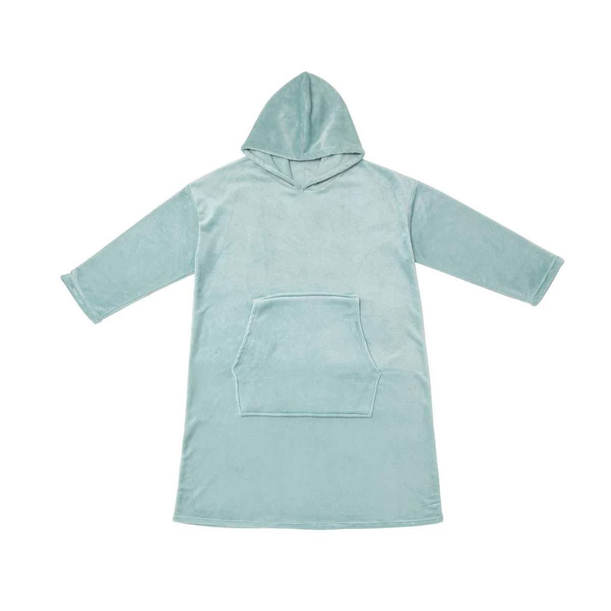 V442-HIN-BLANKET-HOODIE-MIST-L-190620-00 Accessorize Mist Super Soft Hooded Blanket Extra Large - Image 1