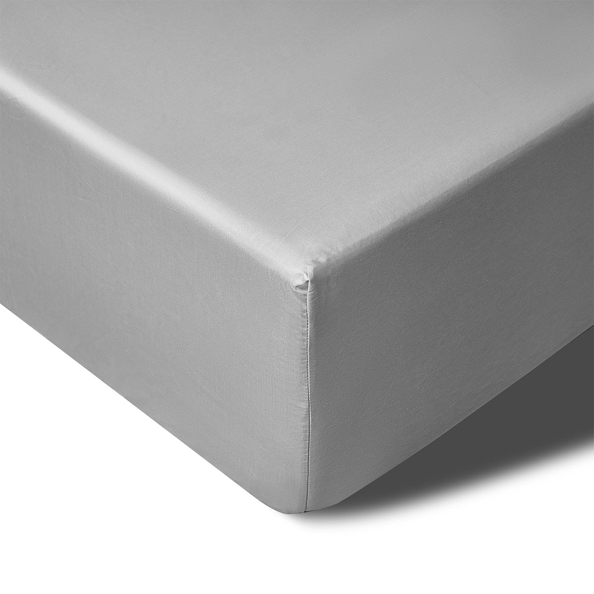 V442-HIN-FITTEDS-BAMBOOCOTTON50CM-GREY-KI-190159-00 Accessorize 400TC Grey Bamboo Cotton Mega / Super Fitted Sheet 50cm Wall King - Image 1