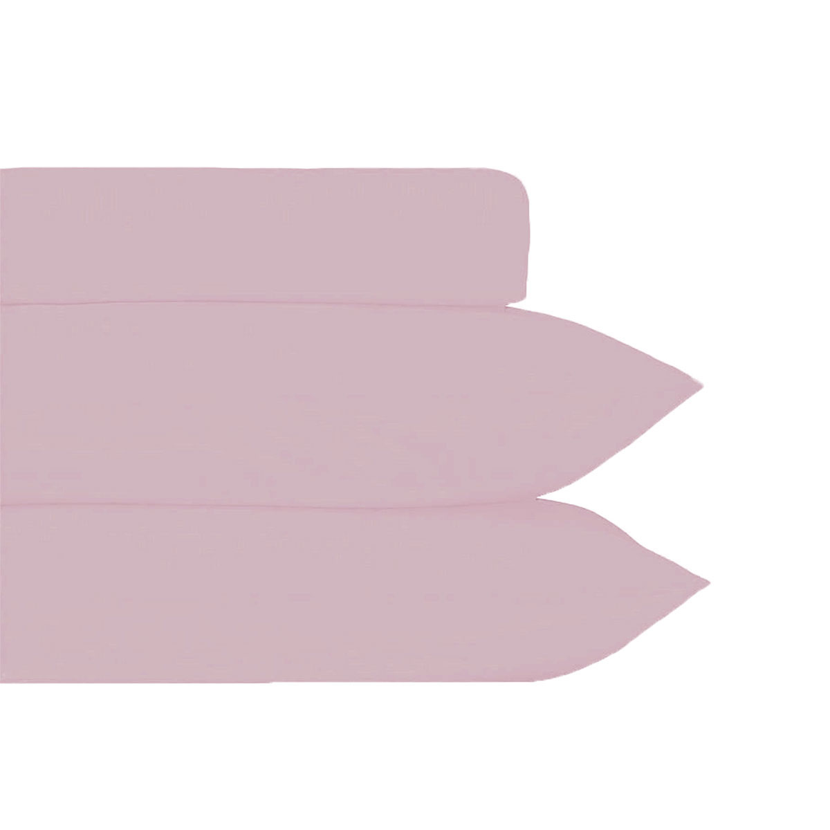 V442-HIN-FITTEDSS-POLYCOTTON-DUSTYPINK-QS-204827-00 Plain Dyed Polyester Cotton Combo Set Dusty Pink Queen - Image 1