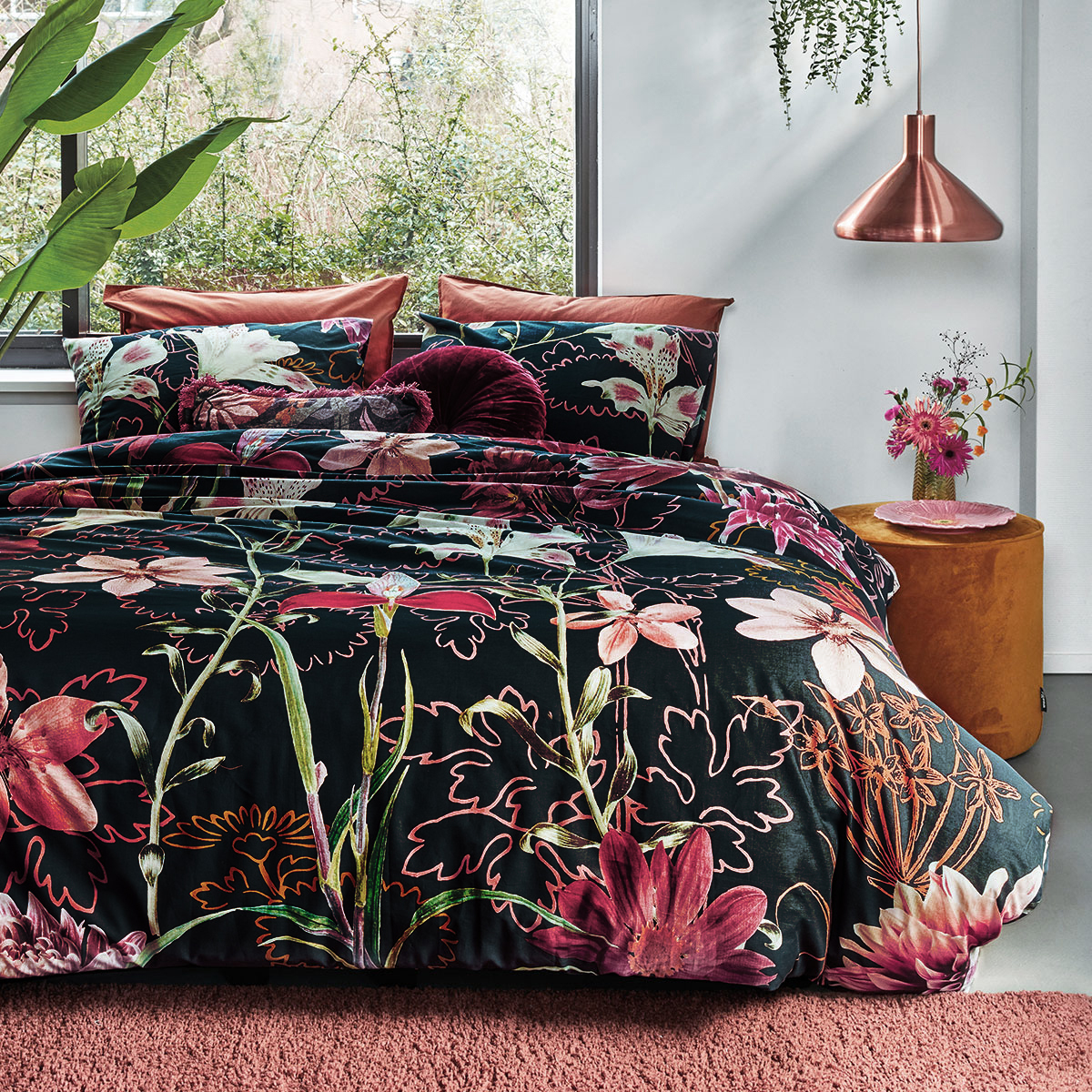 V442-HIN-QUILTCS-JOY-MULTI-KI-82891-00 Bedding House Joy Multi Cotton Quilt Cover Set King - Image 1
