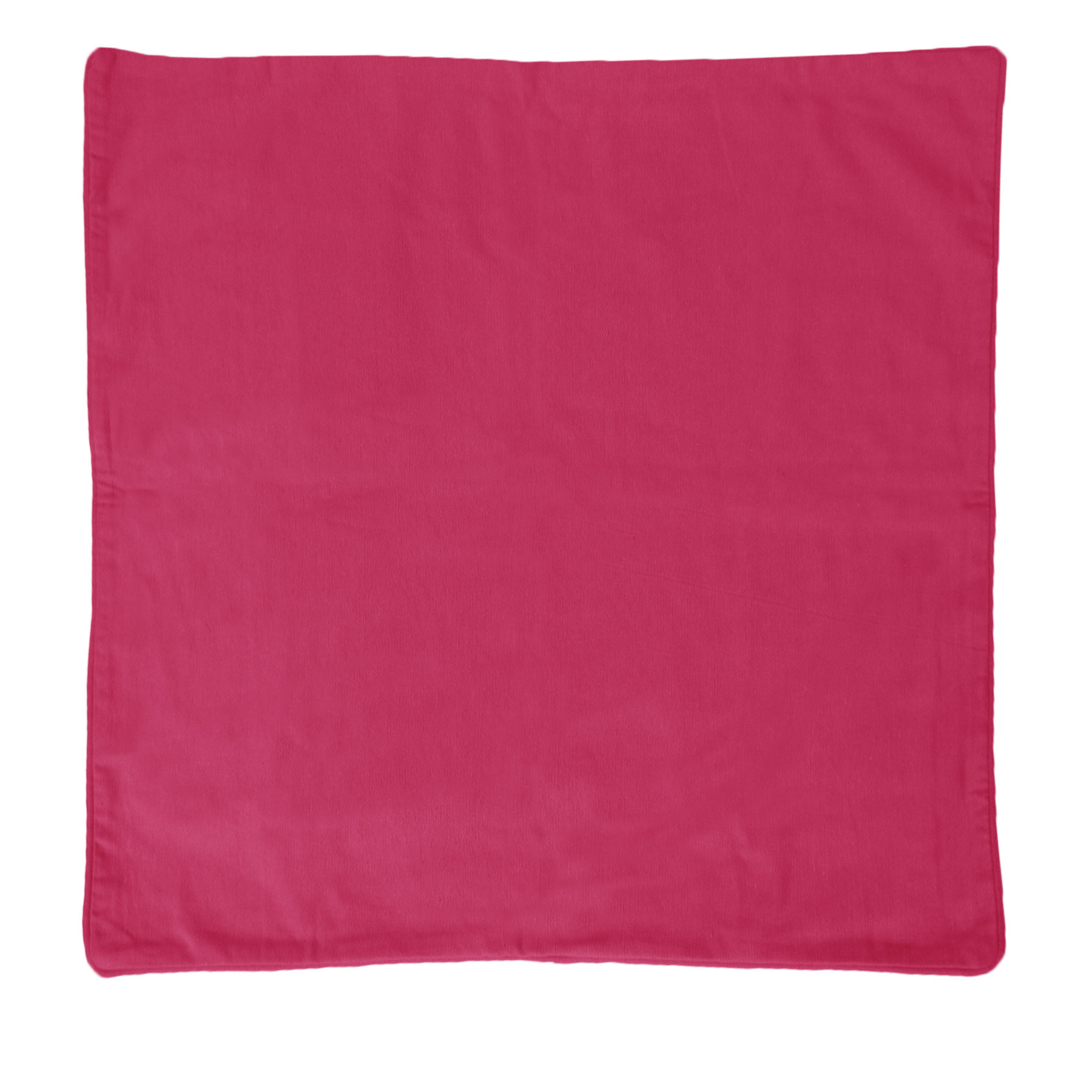 V442-IDC-CUSHIONC-LOLLIPOP90CM-PINK-SQ-78224-00 IDC Homewares Lollipop Extra Large Cotton Piped Square Cushion Cover 90 x 90 cm Pink - Image 1