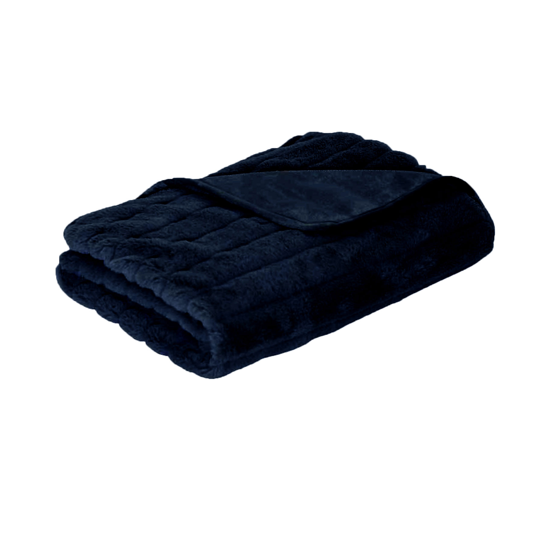 V442-IDC-THROW-BAWBAW-INDIGO-RE-78564-00 J.Elliot Home Baw Baw Plush Throw Indigo - Image 1