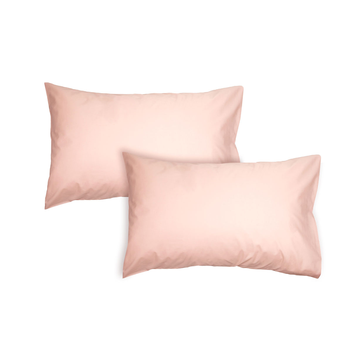V442-INT-PILLOWC-300TCPAIR-PINK-ST-202883-00 Algodon Pair of 300TC Cotton Standard Pillowcases Pink - Image 1