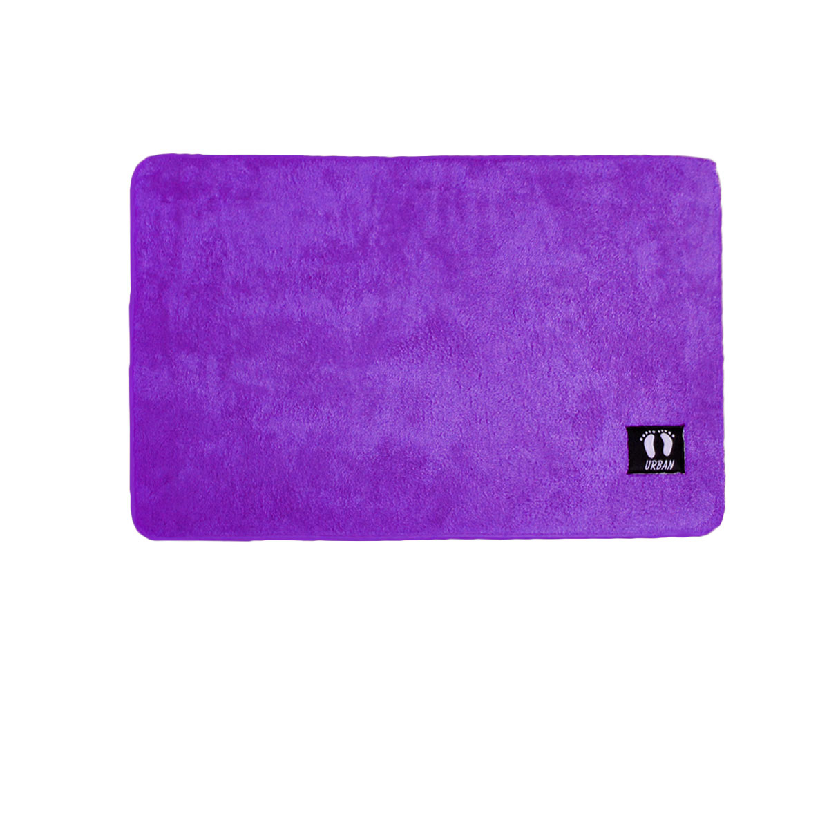 V442-JTC-BATHM-ASHA-PURPLE-QS-145761-00 Asha Anti Slip Polyester Bath Mat 50 x 80 cm Purple - Image 1