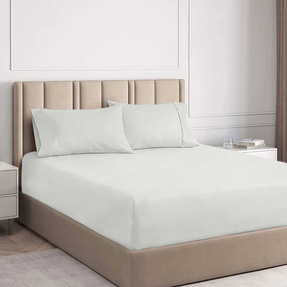 V442-KIT-FITTEDSS-2000COOLBAMBOO-SILVER-KI-202503241631-00 Ramesses Silver 2000TC Cooling Bamboo Combo Set King - Image 1