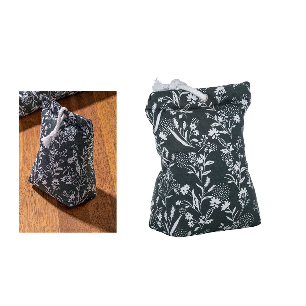 V442-LDE-MISC-DOORSTOPHOMESPUN-MULTI-SH-77686-00 Ladelle Homespun Door Stop 20 x 12 x 6.5cm - Image 1