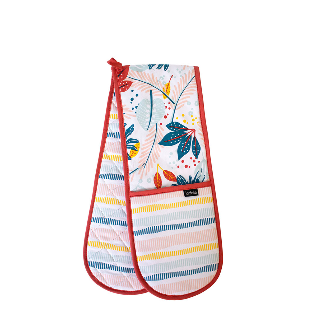 V442-LDE-OVENM-ZESTDOUBLE-MULTI-SH-77663-00 Ladelle Zest Double Oven Mitt 17 x 89 cm - Image 1