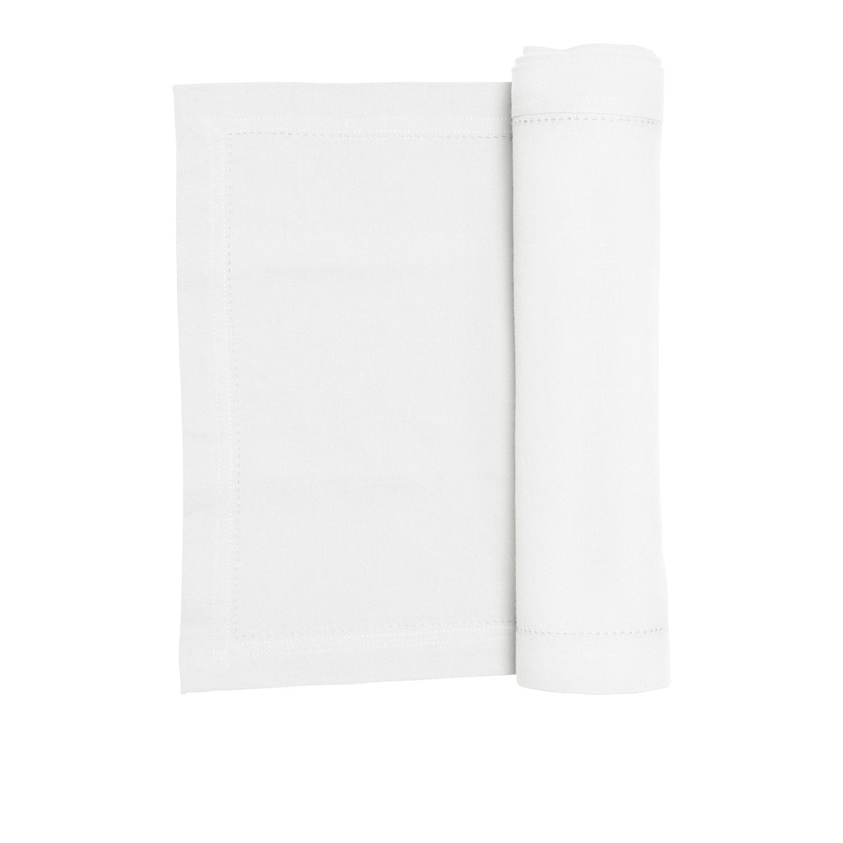 V442-RAN-TABLER-HEMSTITCH-WHITE-RE-77462-00 Rans Elegant Hemstitch Table Runner White - Image 1