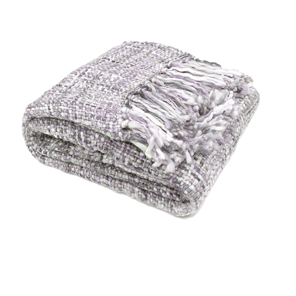 V442-RAN-THROW-OSLOSOFT-SUBTLE-RE-77467-00 Rans Oslo Knitted Weave Throw 127x152cm - Soft and Subtle - Image 1