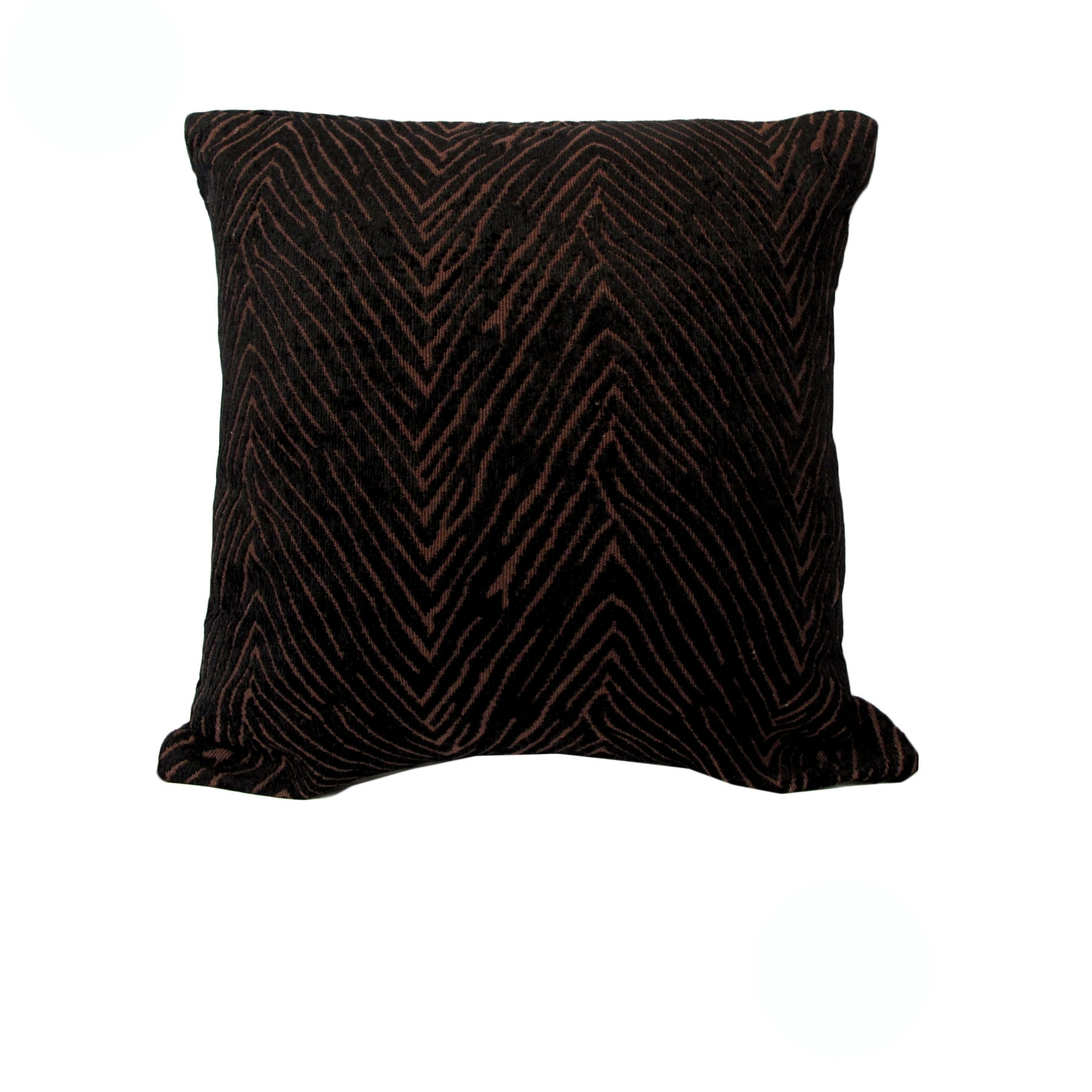 V442-RAP-CUSHIONC-CAPETOWN-BLACK-SQ-208768-00 Rapee Capetown Jacquard Cushion Cover - Black 45 x 45 cm - Image 1