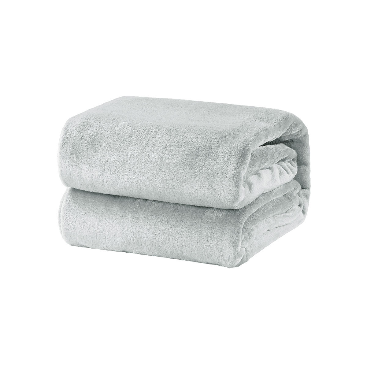 V442-STT-BLANKET-25MICROFLANNELPLUSH-GREY-SB-202503241615-00 Super Soft Micro Flannel Plush Blanket Single 150 x 220 cm Grey - Image 1