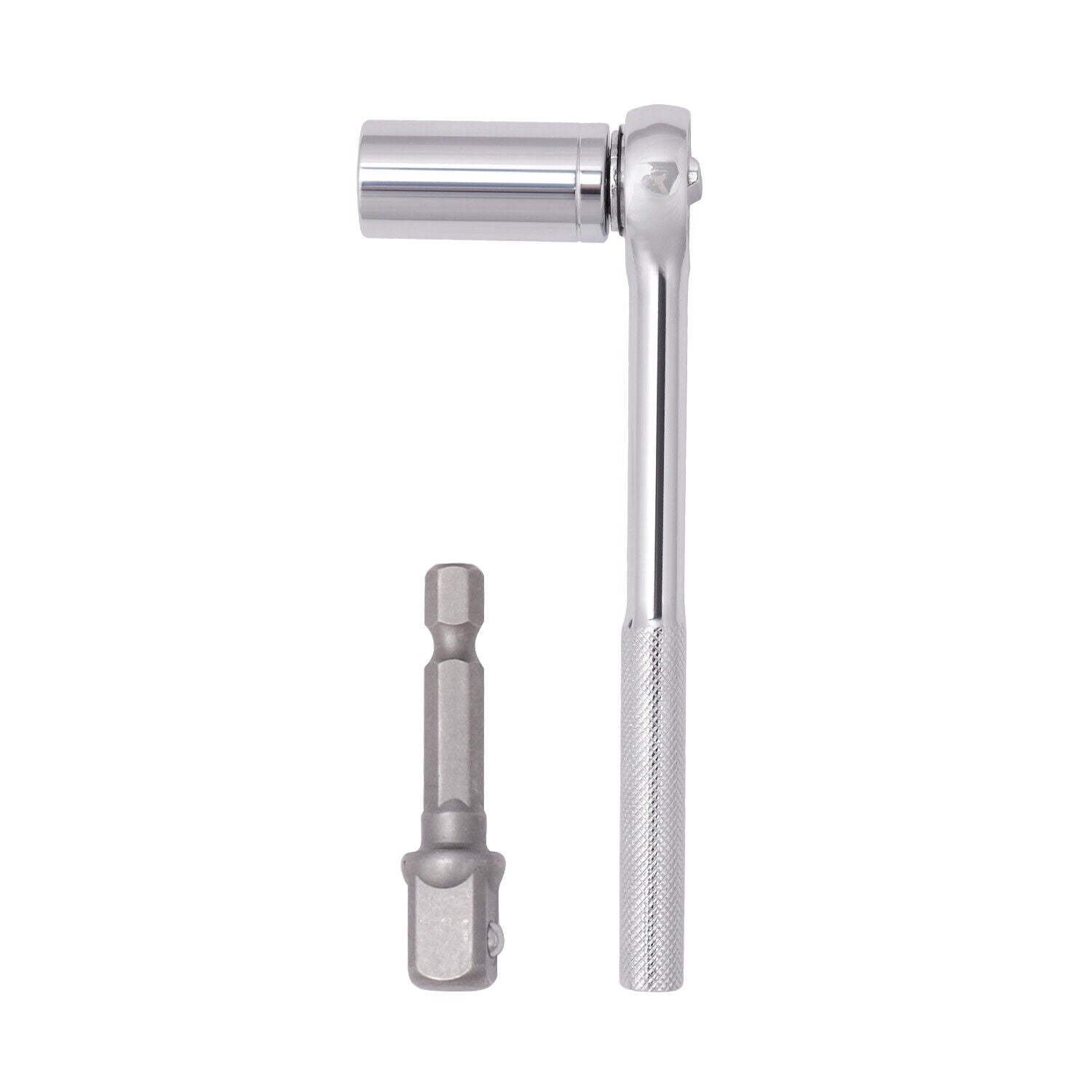 V465-100001-85503-00 3Pc Universal Socket Wrench Set Power Drill Adaptor Gator Grip Size 7mm to 19mm - Image 1