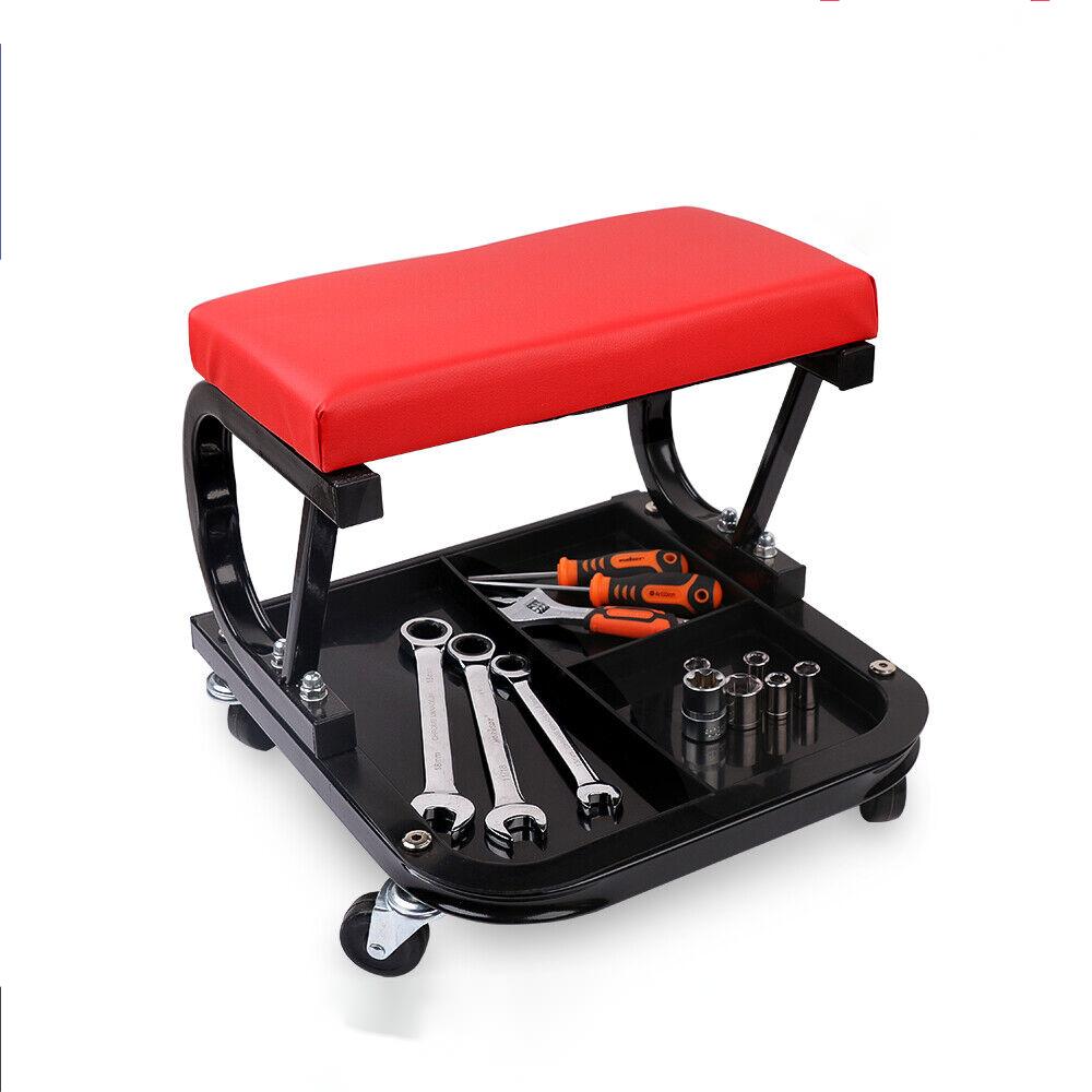 V465-95222-85396-00 HORUSDY Rolling Creeper Seat Workshop Mechanic Stool Garage Repair Storage Tray - Image 1