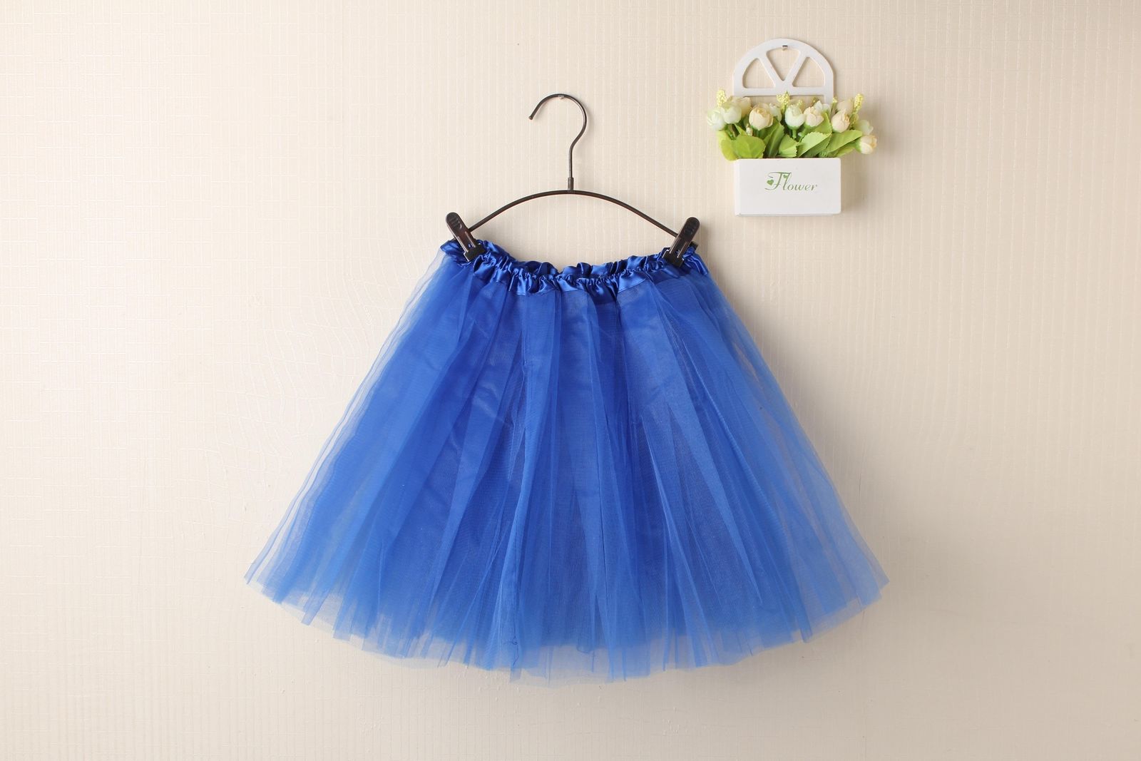 V474-211424-101947-00 New Adults Tulle Tutu Skirt Dressup Party Costume Ballet Womens Girls Dance Wear, Royal Blue, Kids - Image 1