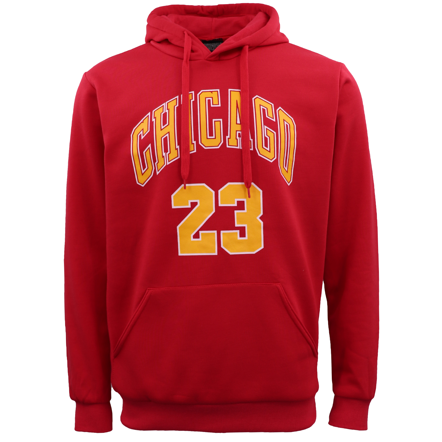 V474-602547-102160-00 Men's Fleece Pullover Hoodie Jacket Sports Jumper Jersey Chicago Golden State, Red - Chicago 23, M - Image 1