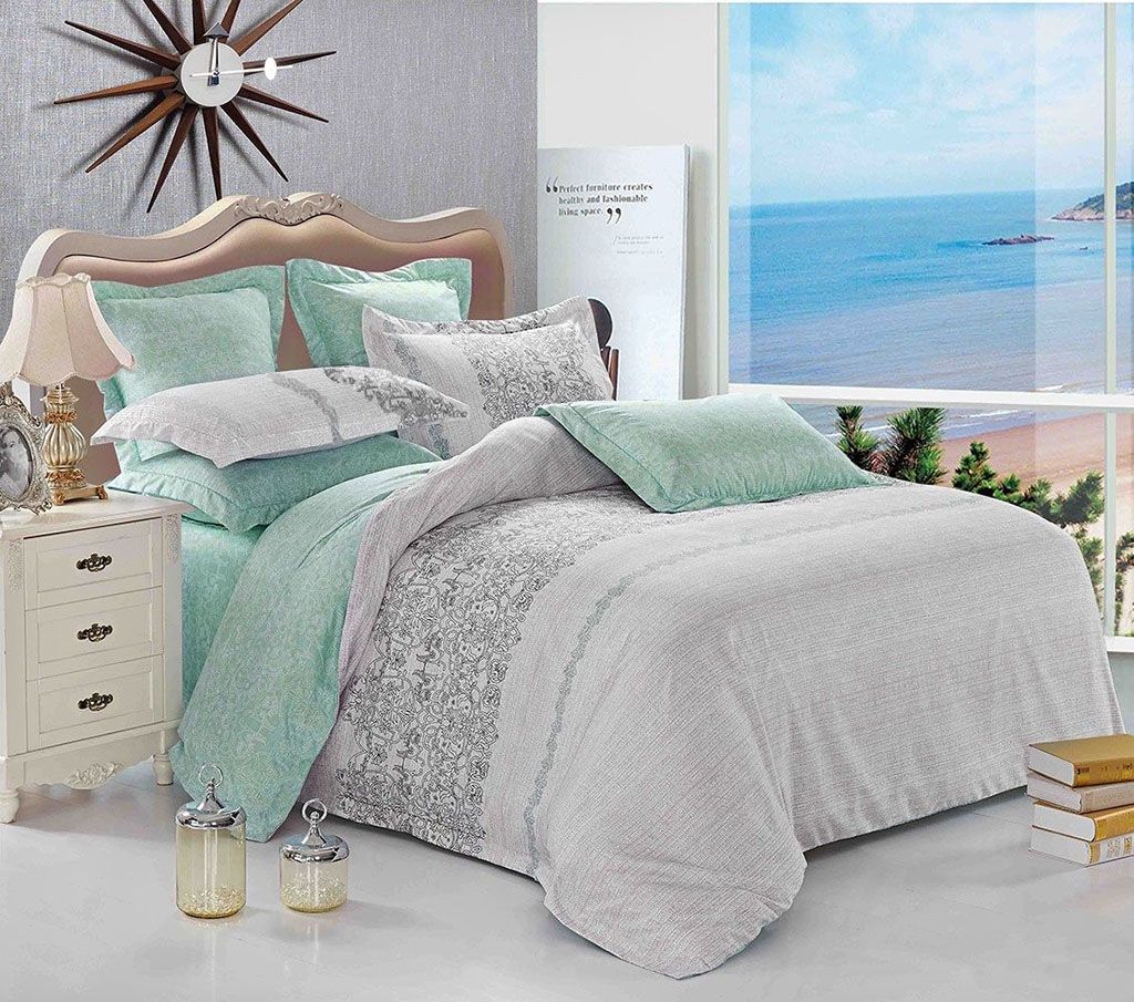 V493-MD-206-87531-00 Wales Double Size Duvet Quilt Cover Set - Image 1