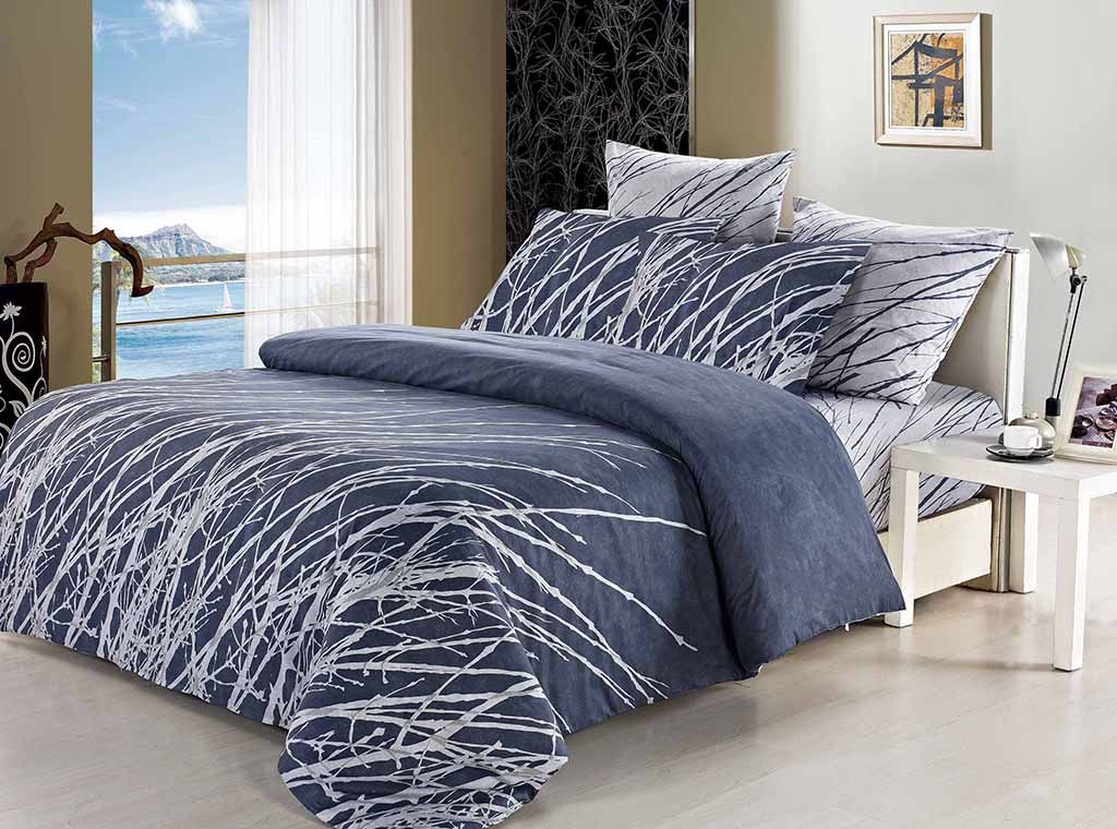 V493-MSK-218-87564-00 Esha Super King Size Duvet Quilt Cover Set - Image 1