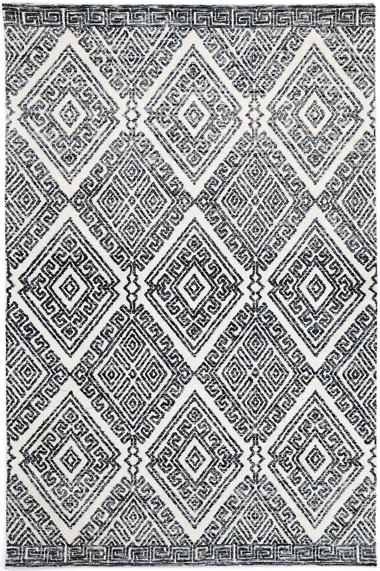V516-AMRI240GLENANTH-140725-00 Amritsar Glenfalls Anthracite Tribal Rug 240X330 - Image 1