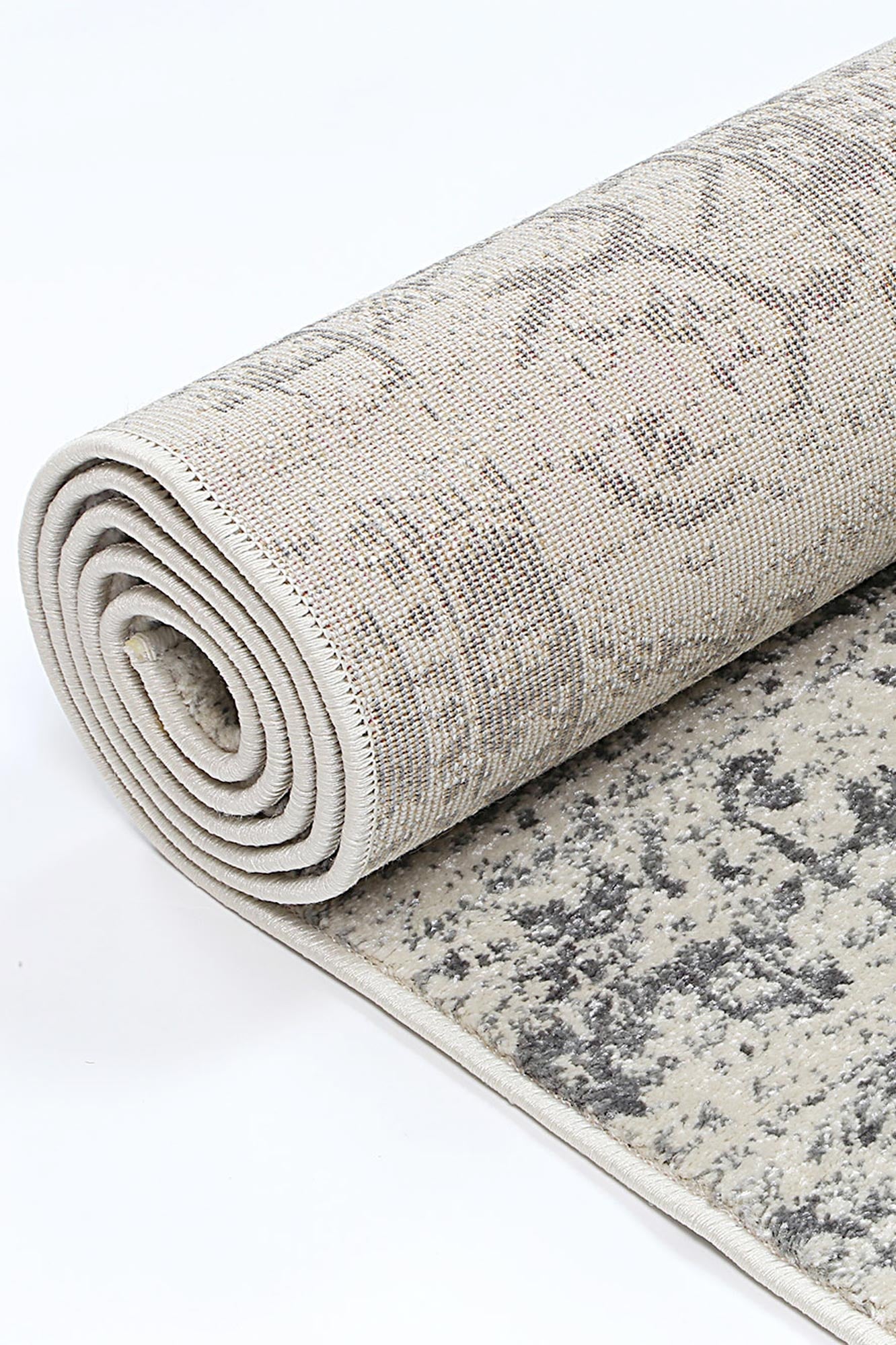 V516-DELI803DEL20-131740-00 delicate-audrey-ivory-grey-rug 80x300 - Image 1