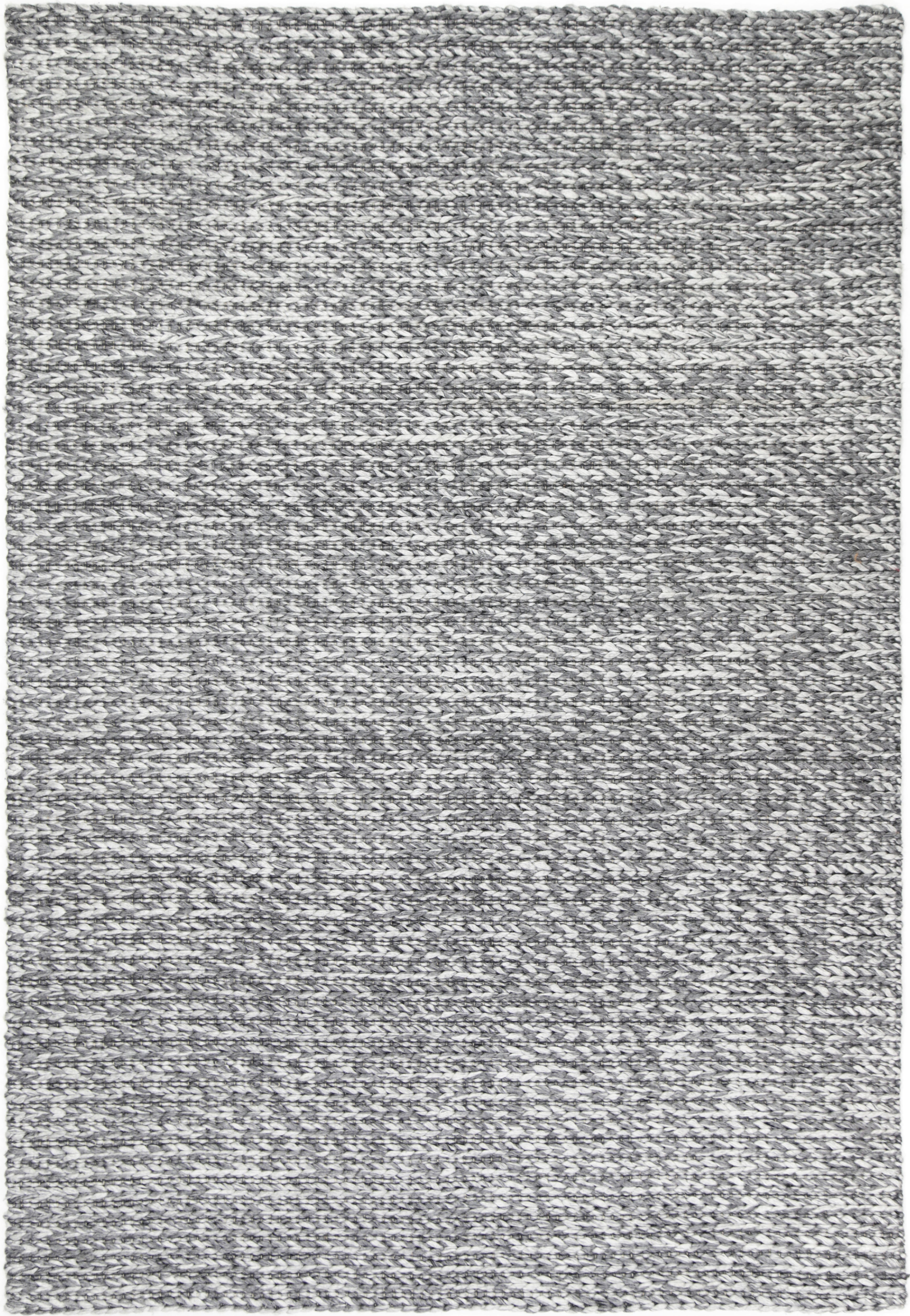 V516-HARL160CUECHAR-140674-00 Harlow Cue Charcoal Wool Blend Rug 160x230 - Image 1