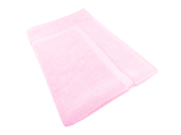 V517-STBM-BP-94728-00 softouch ultra light quick dry premium cotton bath mat 900gsm baby pink - Image 1