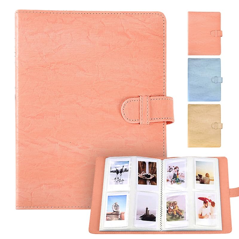 V522-256-ORANGE-89891-00 LIFEBEA 256 Pockets Photo Album for Fujifilm Instax Mini 11 12 9 40 Evo Liplay 8 7+ Instant Camera, Photo Album for Polaroid Kodak HP Zink 2x3" Photo (Orange) - Image 1