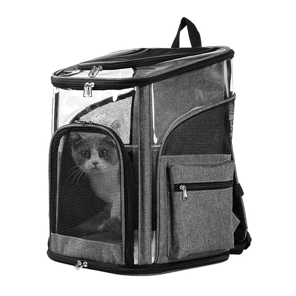 V522-PETCARRIERBACKPACK-S-89473-00 LIFEBEA Cat Pet Carrier Backpack - Dog Puppy Travel Space Carrier Bag - Intimate Design & Easy Access for Pets - Breathable & Soft Backpacks - Ideal Use for Outdoor Trip (S) - Image 1