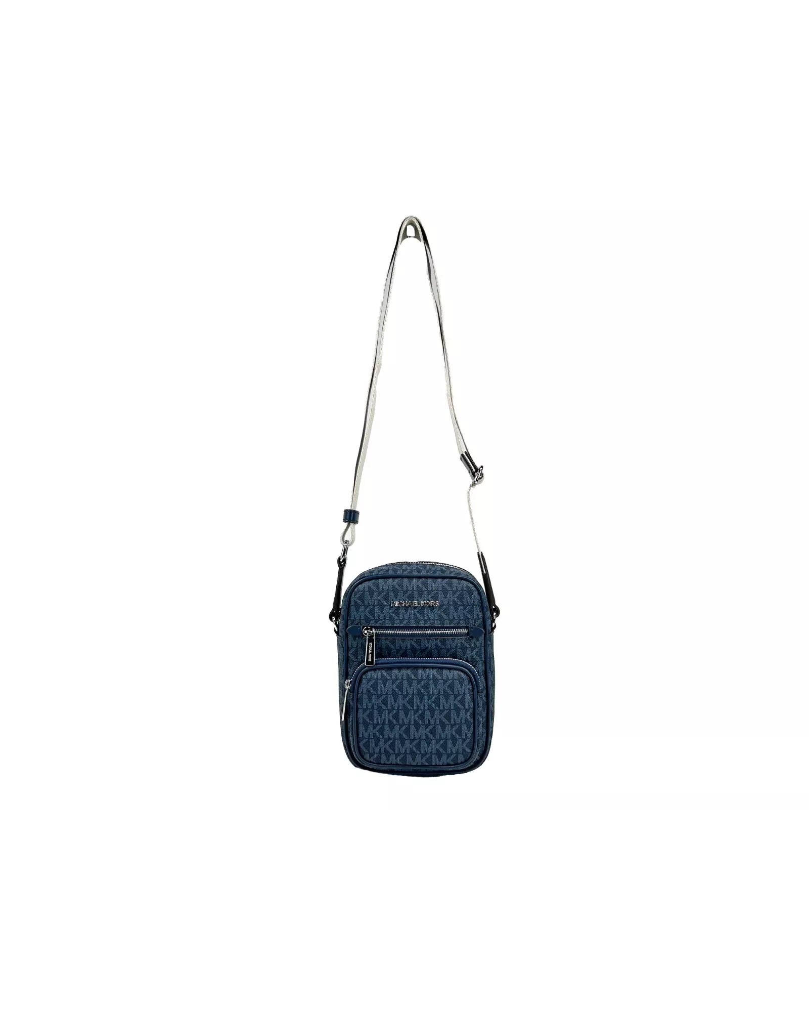 V539-21543-202506111542-00 Michael Kors Women's North South Medium Crossbody Bag Navy Blue - One Size - Image 1
