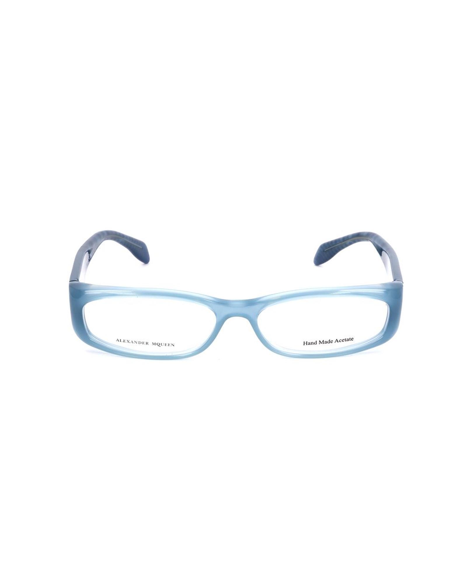 V539-AMAMQ4150IQYAC-202506111545-00 Alexander McQueen Women's Blue Acetate Frames - One Size - Image 1